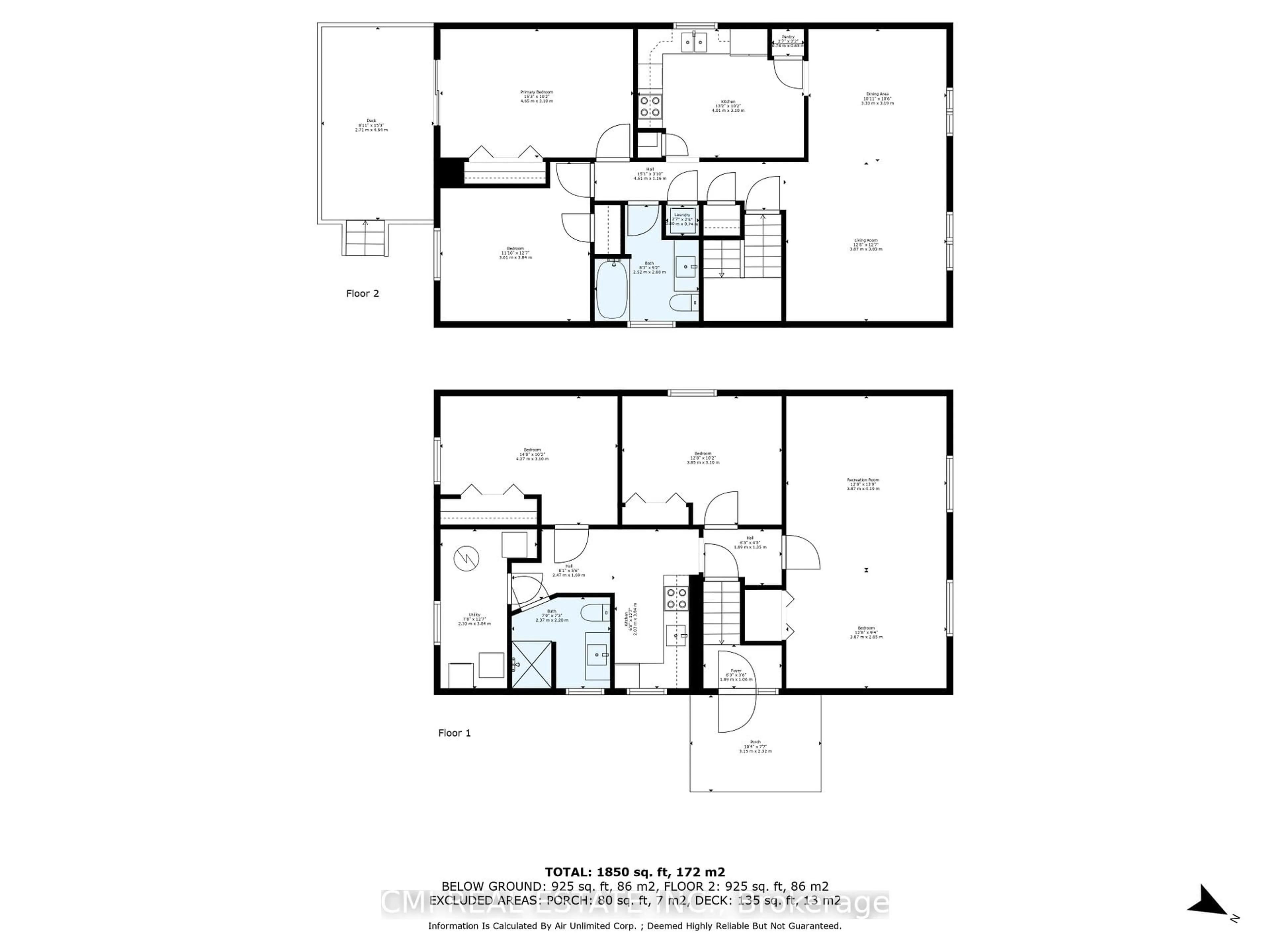 Floor plan for 1337 Tudor Cres, Peterborough Ontario K9L 1X1