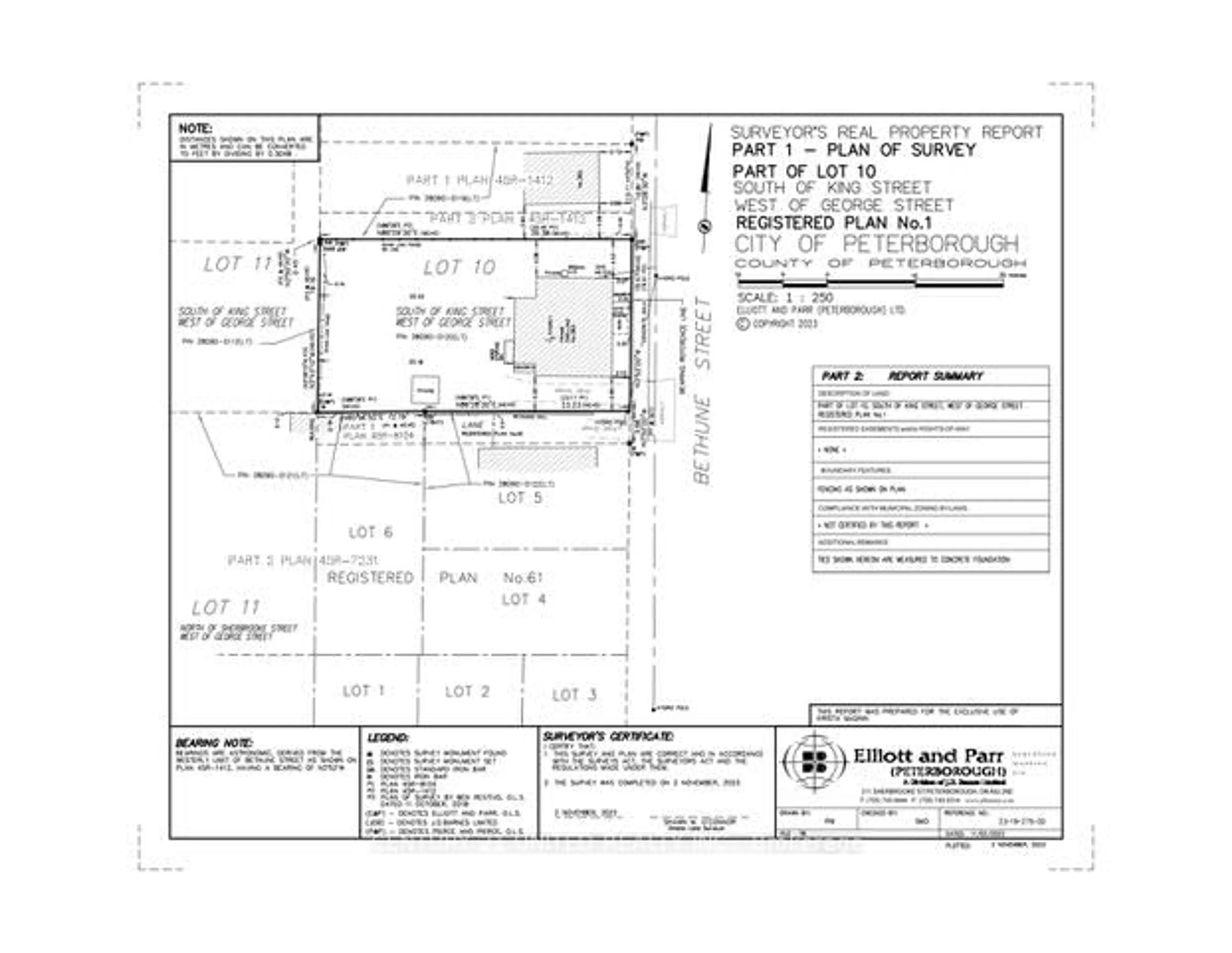 Floor plan for 263 Bethune St, Peterborough Ontario K9J 3L5