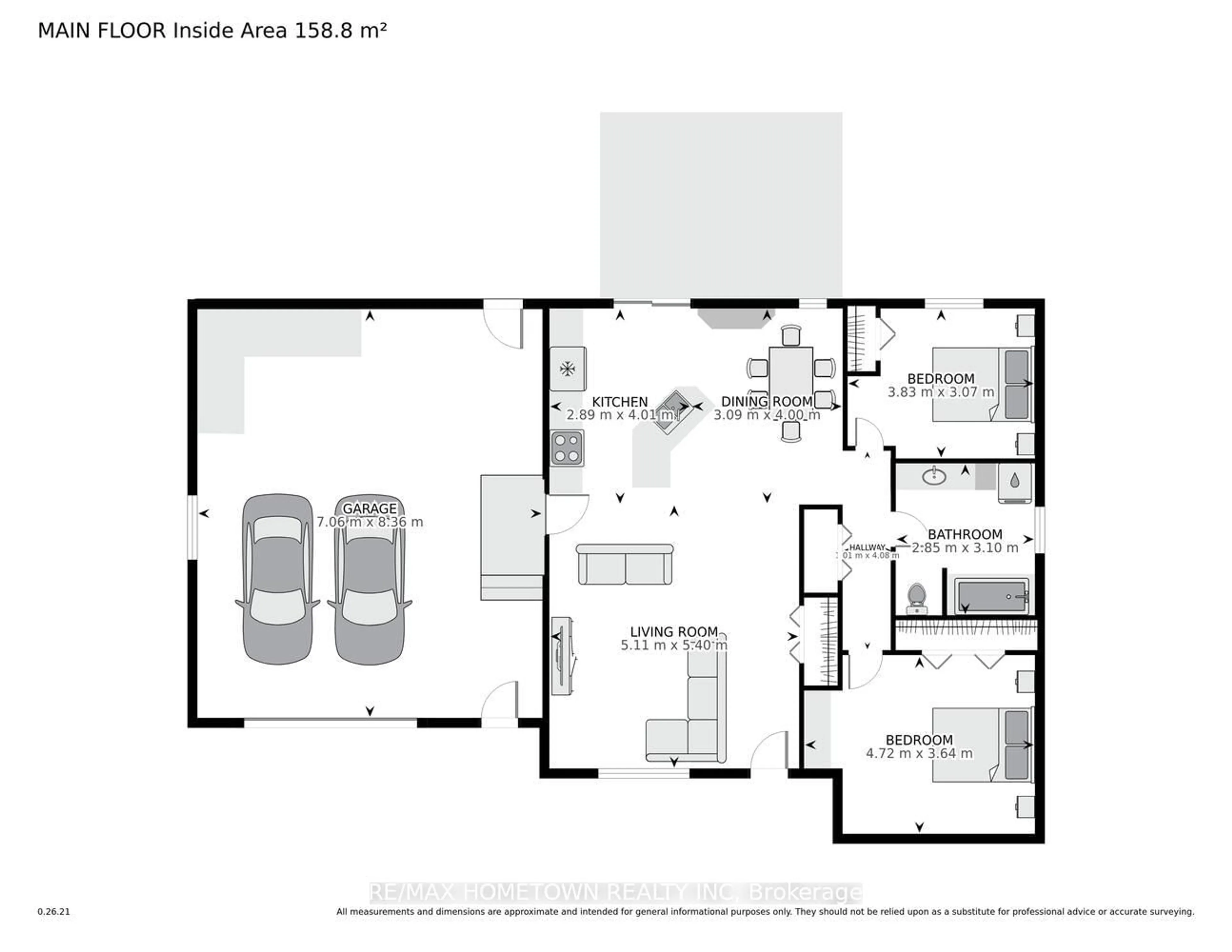 Floor plan for 8121 Main St, Augusta Ontario K0G 1R0