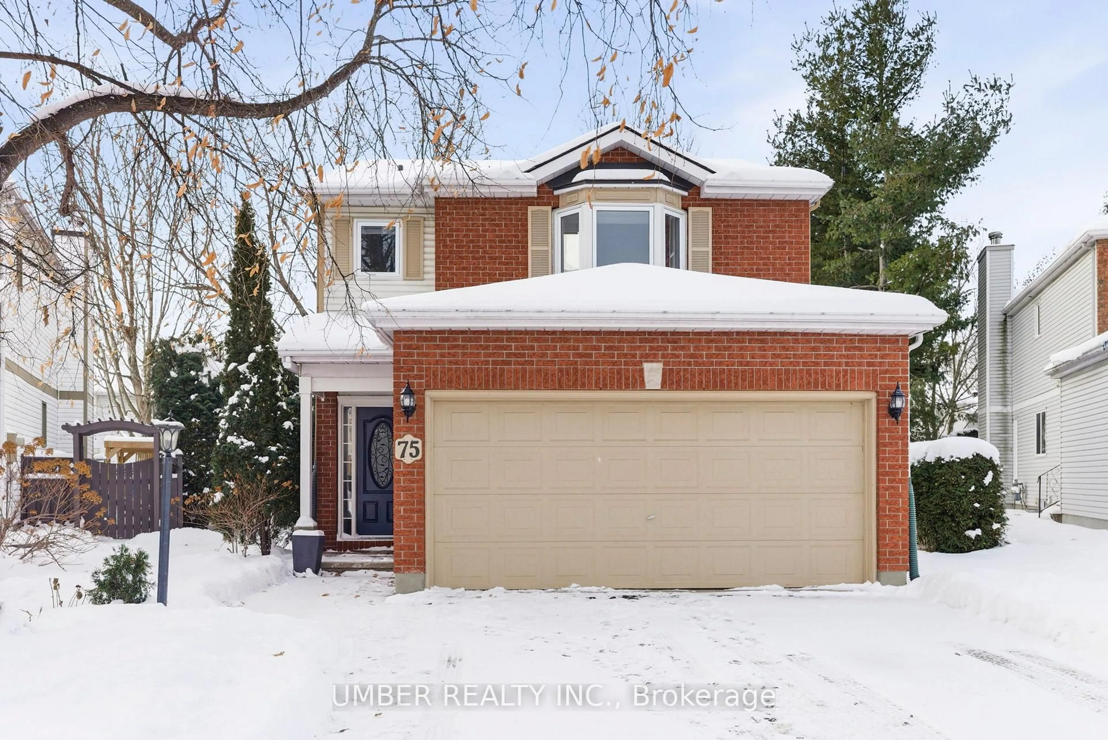 Home with brick exterior material, street for 75 Armagh Way, Ottawa Ontario K2J 4C1