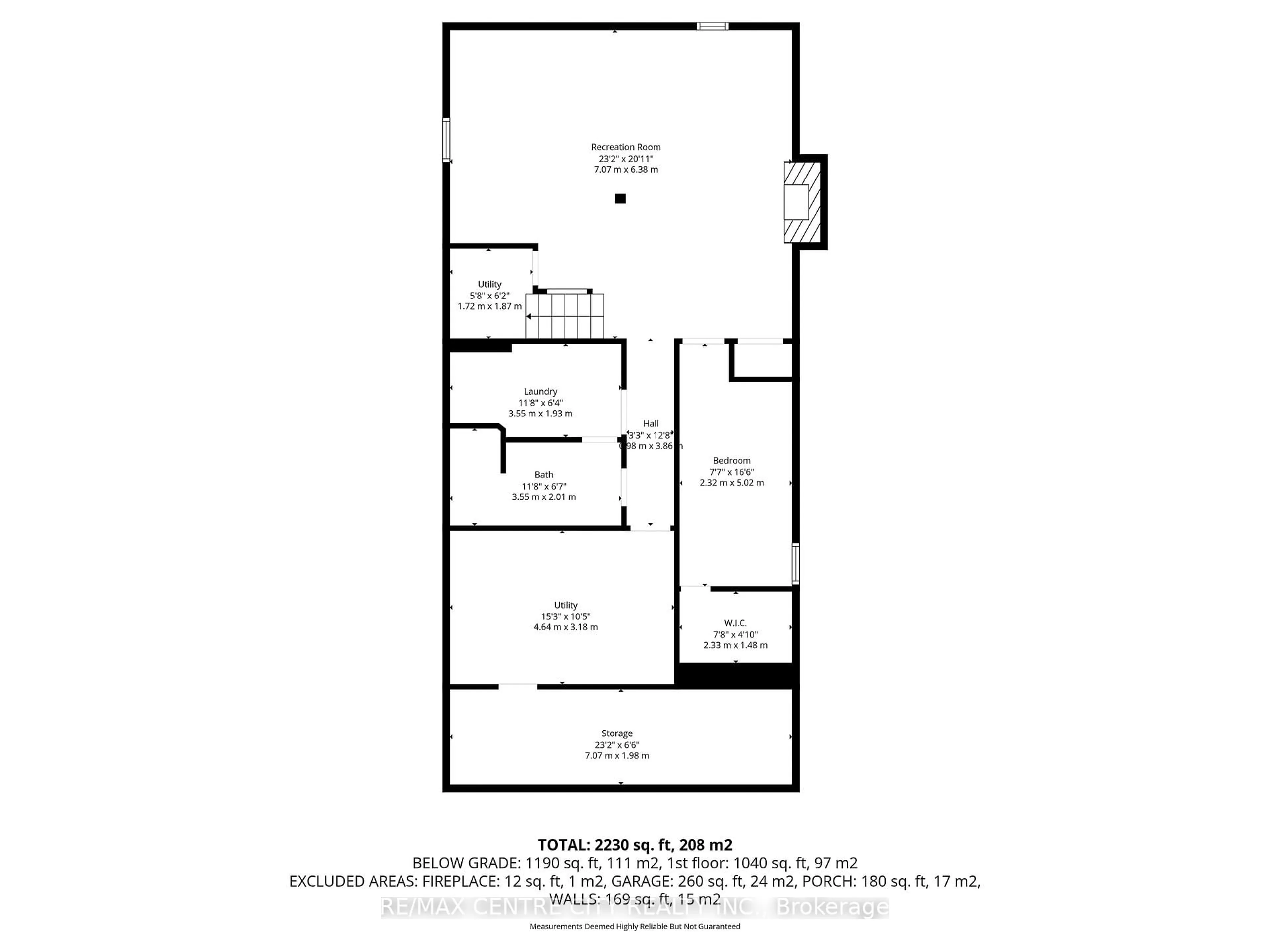 Floor plan for 95 Dufferin St, Aylmer Ontario N5H 2L9