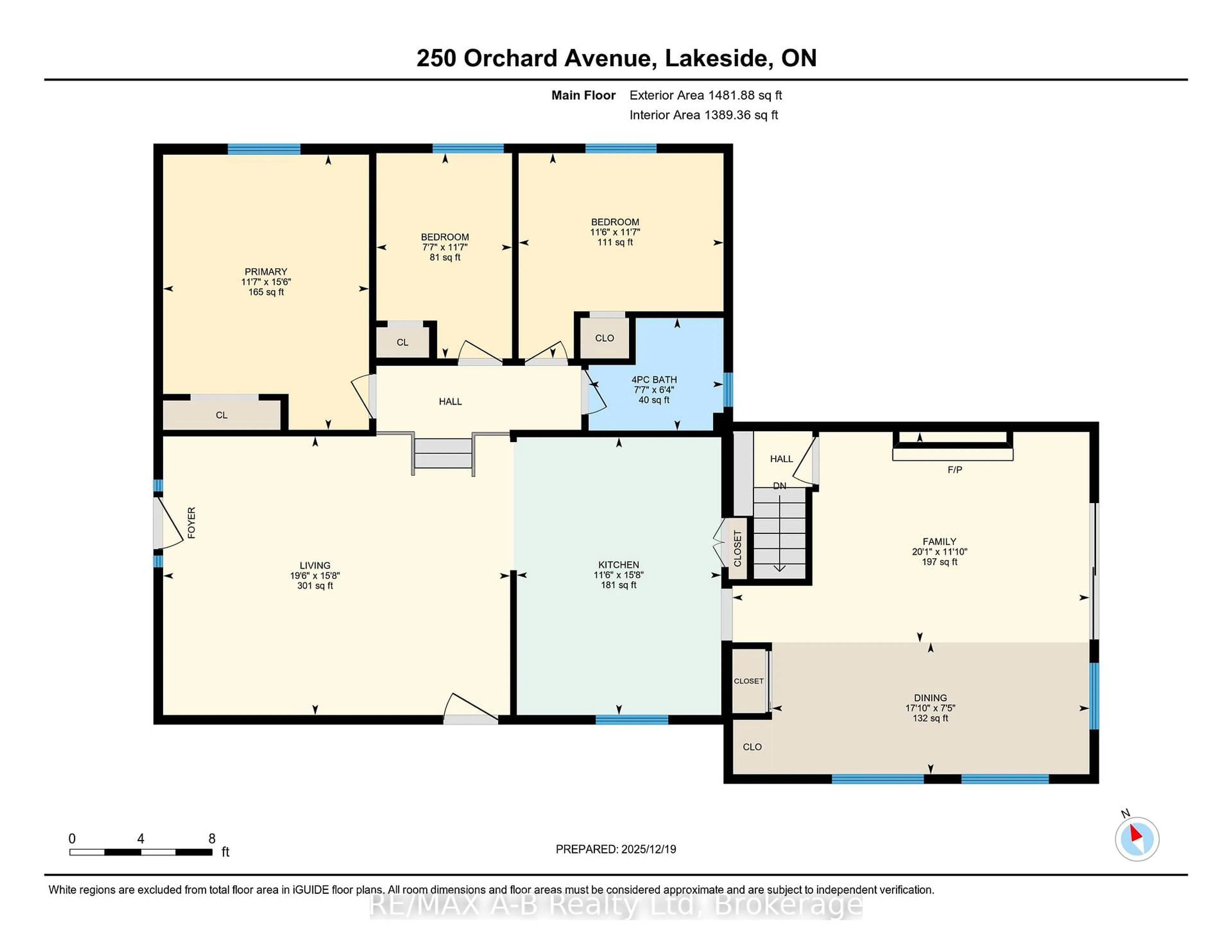 Floor plan for 250 Orchard Ave, Zorra Ontario N0M 2S0