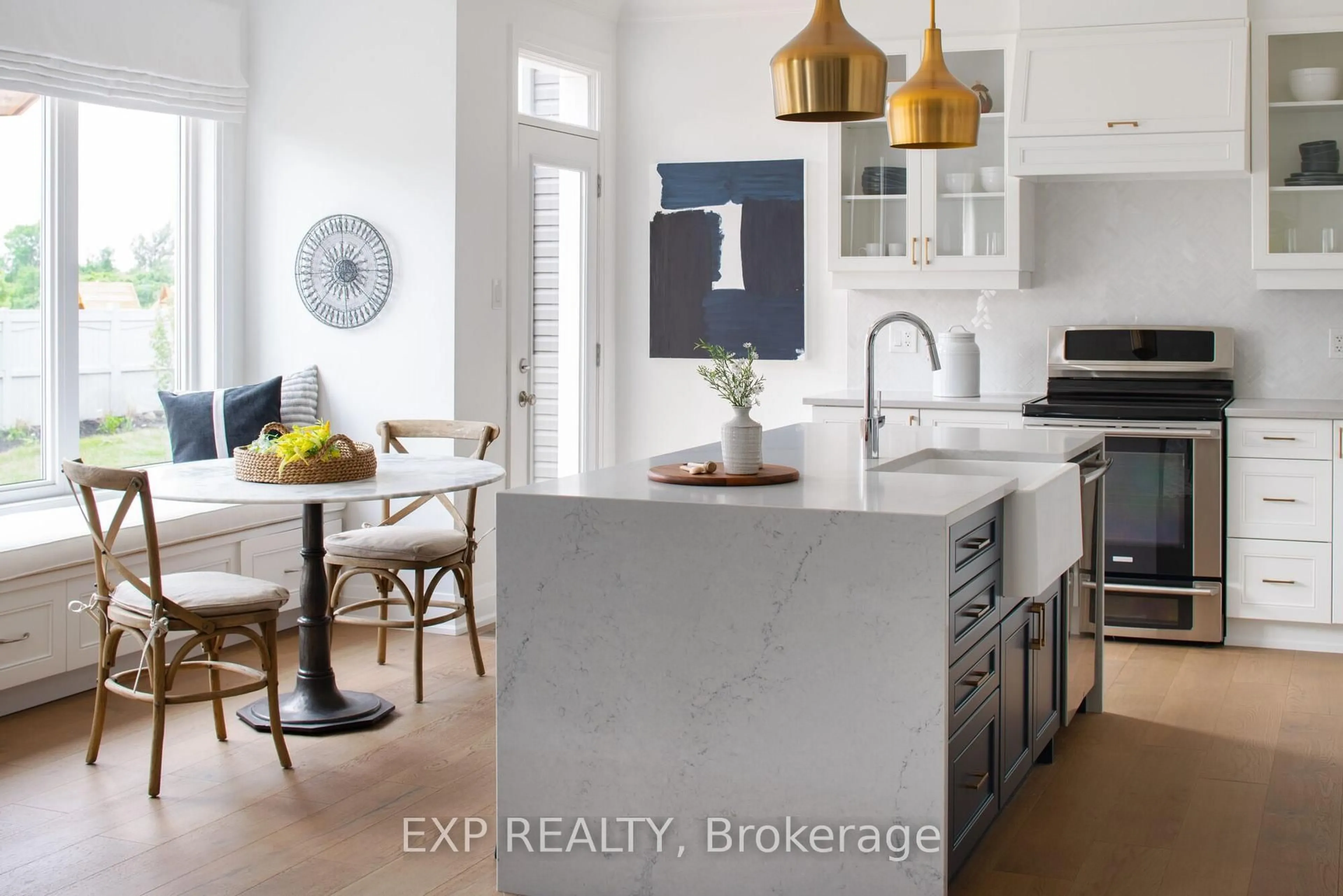 Open concept kitchen, ceramic/tile floor for 2496 Half Moon Bay Rd, Ottawa Ontario K2J 4H7