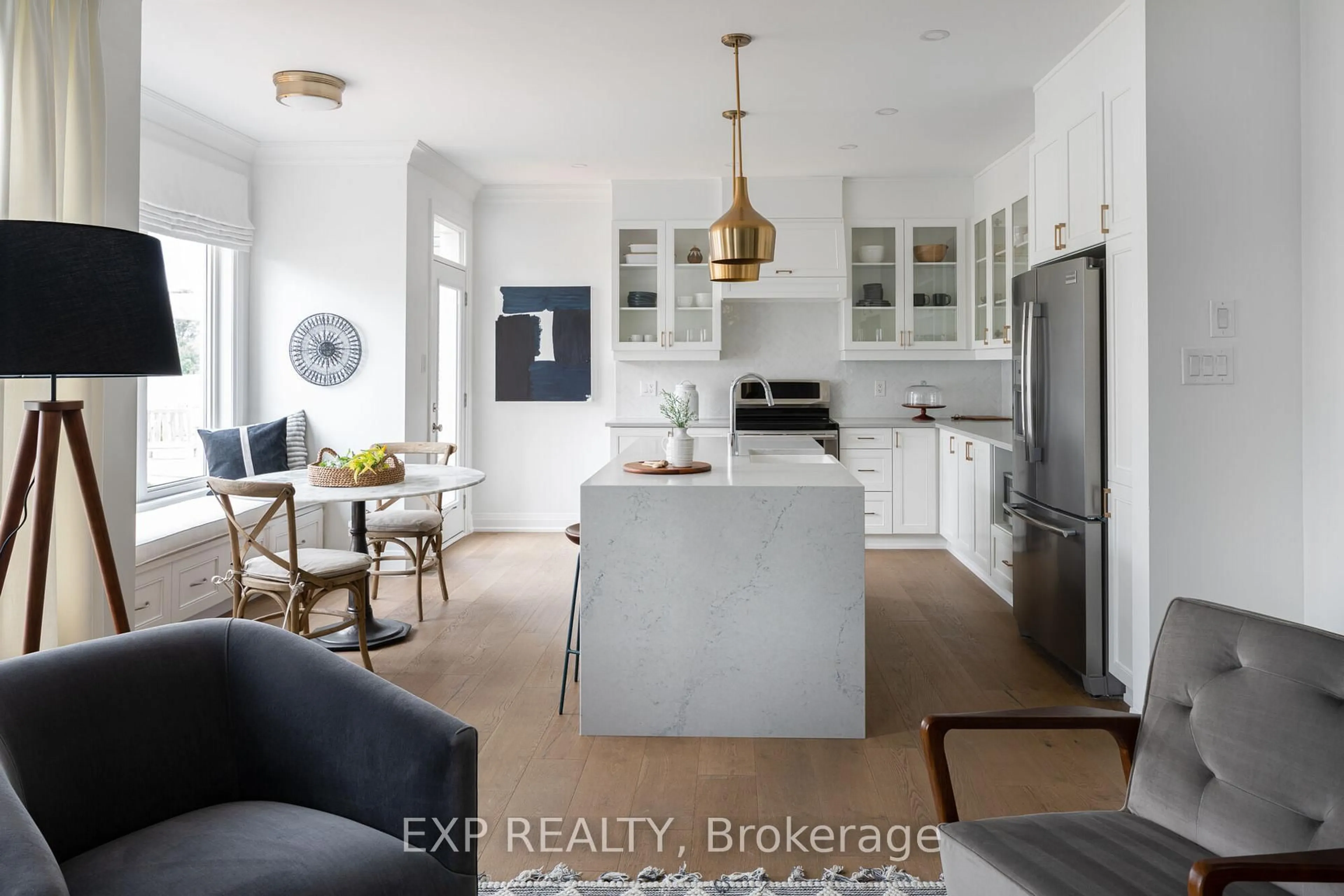 Open concept kitchen, ceramic/tile floor for 2496 Half Moon Bay Rd, Ottawa Ontario K2J 4H7