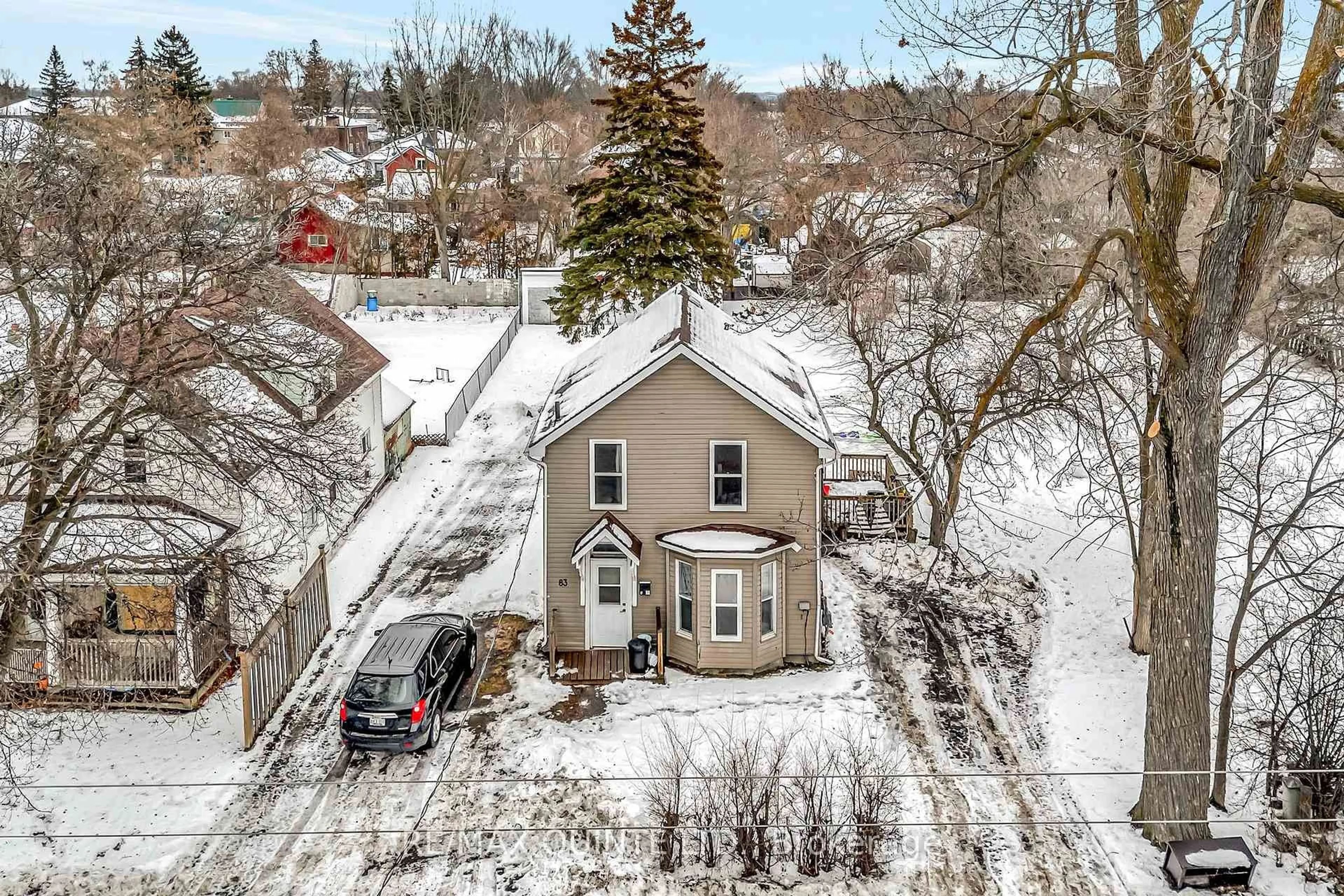 A pic from outside/outdoor area/front of a property/back of a property/a pic from drone, street for 83 Grier St, Belleville Ontario K8P 3A2