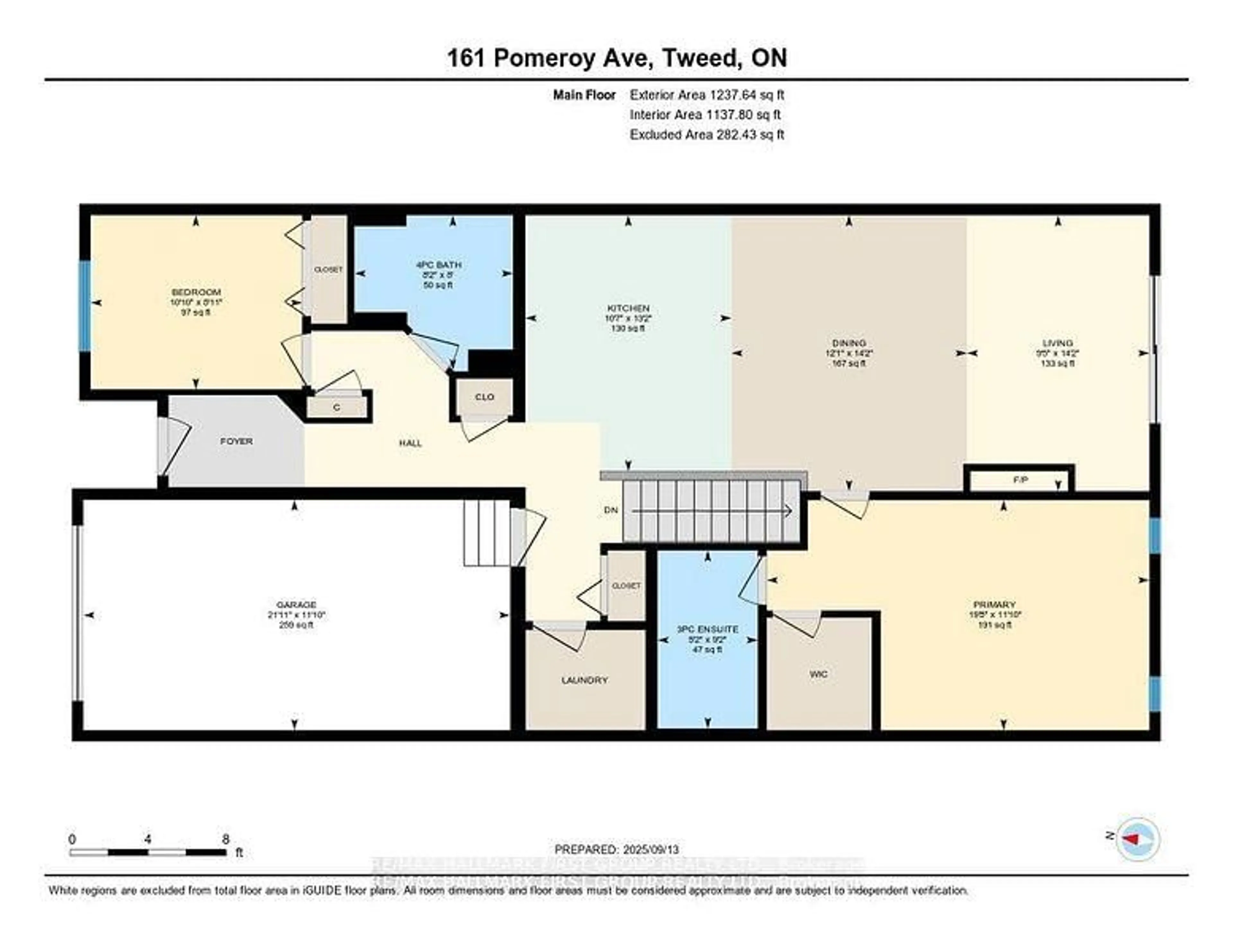 Floor plan for 161 Pomeroy Ave, Tweed Ontario K0K 3J0
