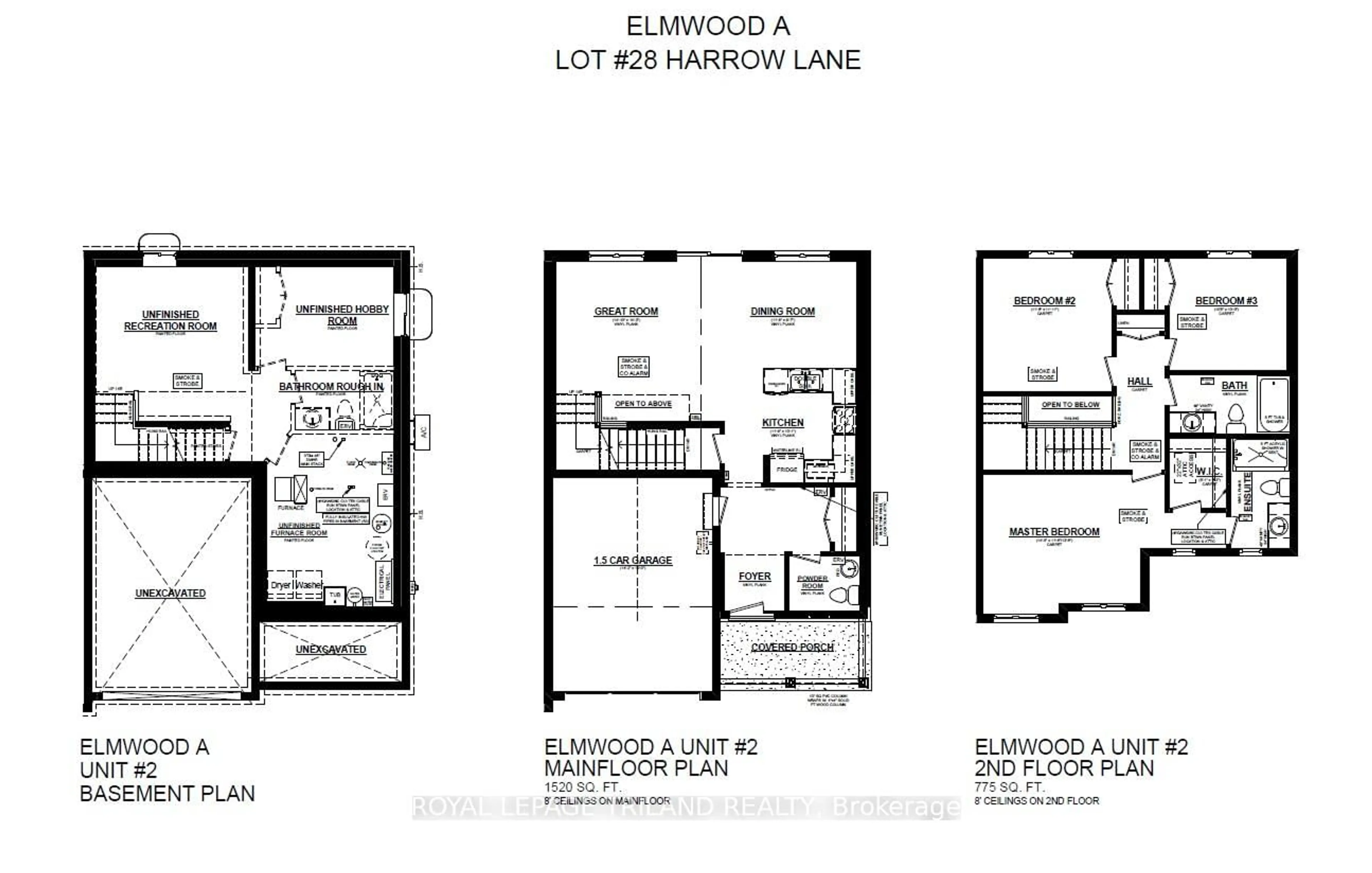 Floor plan for 35 HARROW Lane, St. Thomas Ontario N5R 0P3