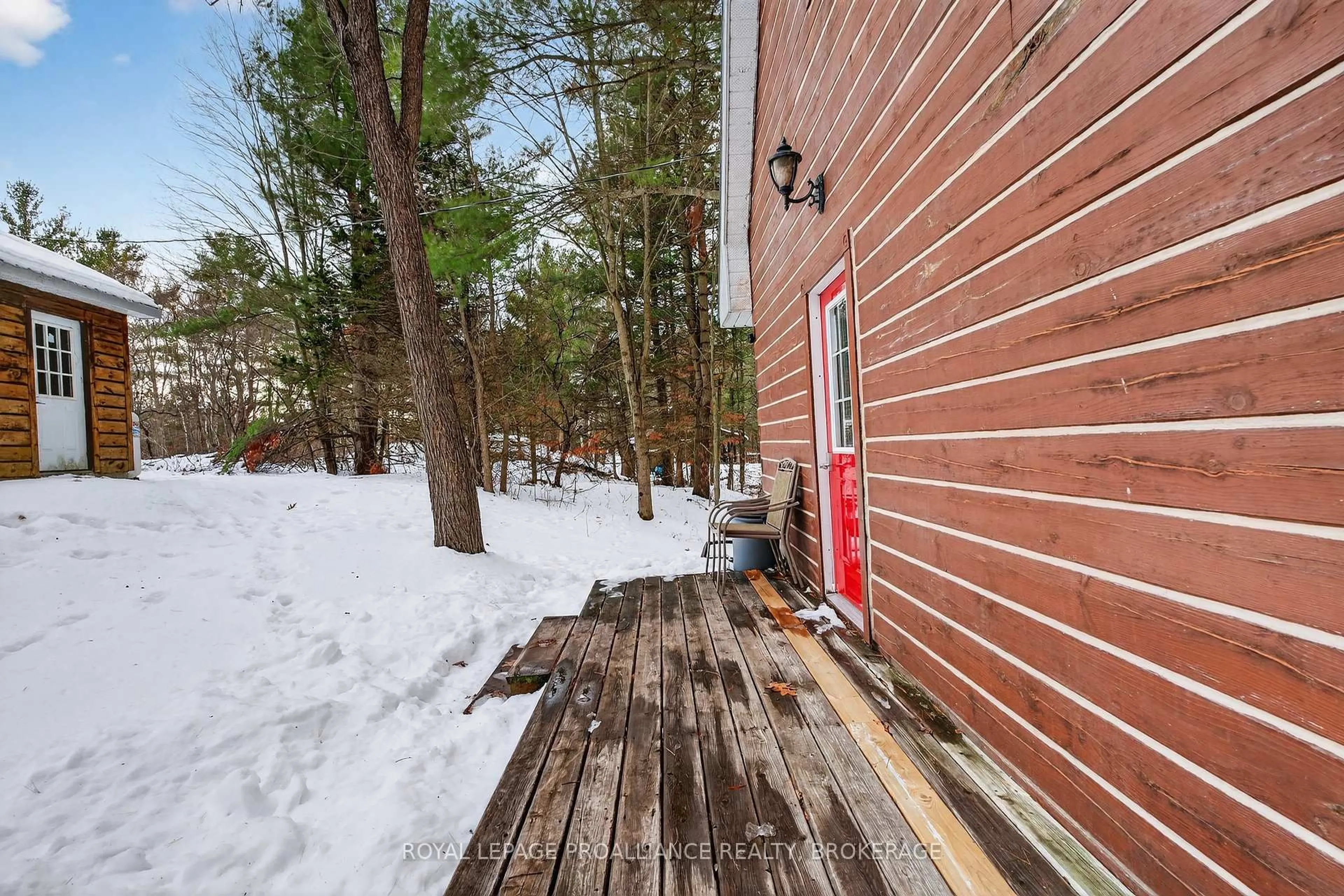 Patio, forest/trees view for 1107 Wood Duck Lane, Hartington Ontario K0H 1W0