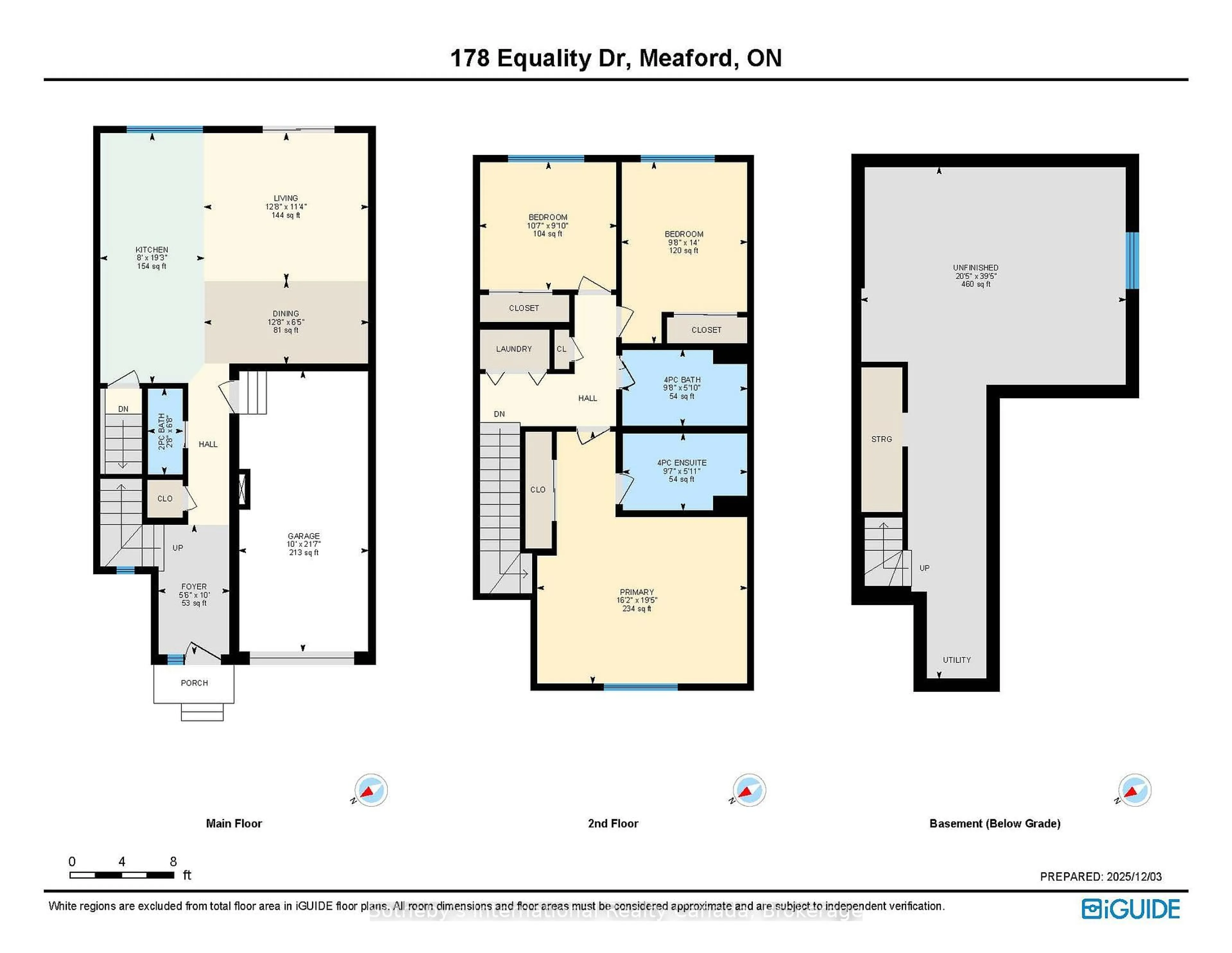 Floor plan for 178 Equality Dr, Meaford Ontario N4L 0B4