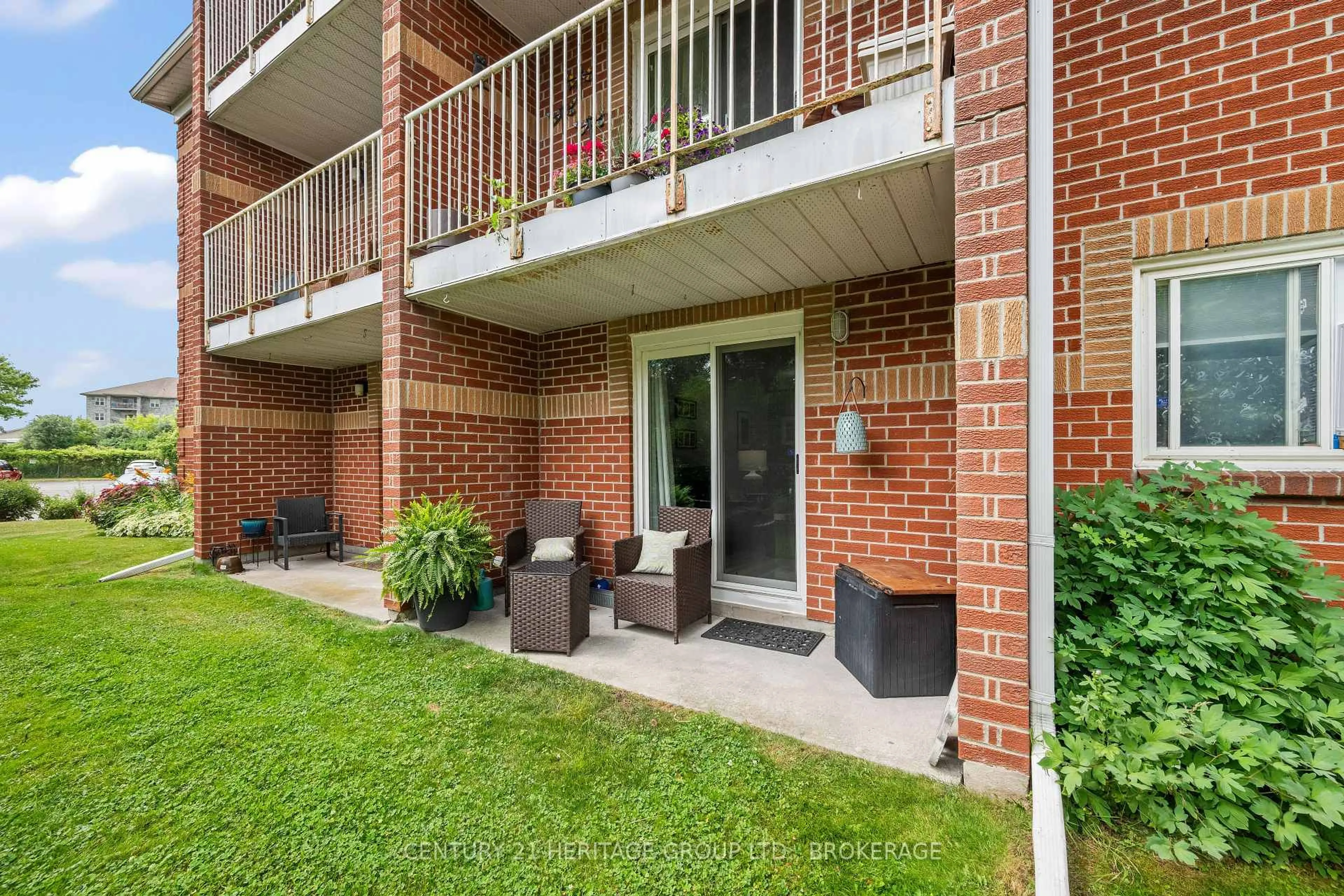 Patio, water/lake/river/ocean view for 573 Armstrong Rd #114, Kingston Ontario K7M 8J8