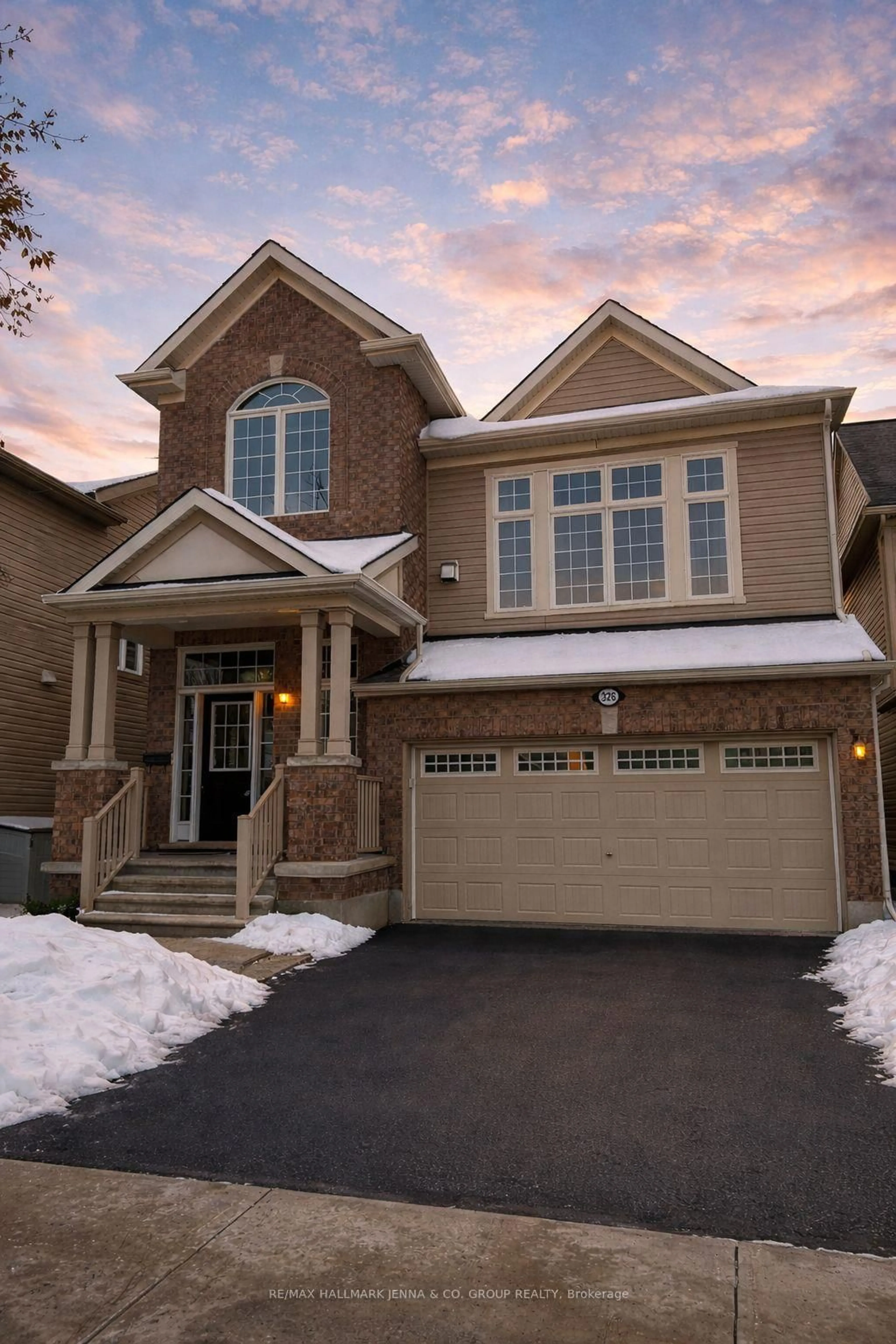 Home with brick exterior material, street for 326 Gallantry Way, Stittsville Ontario K2S 0P8