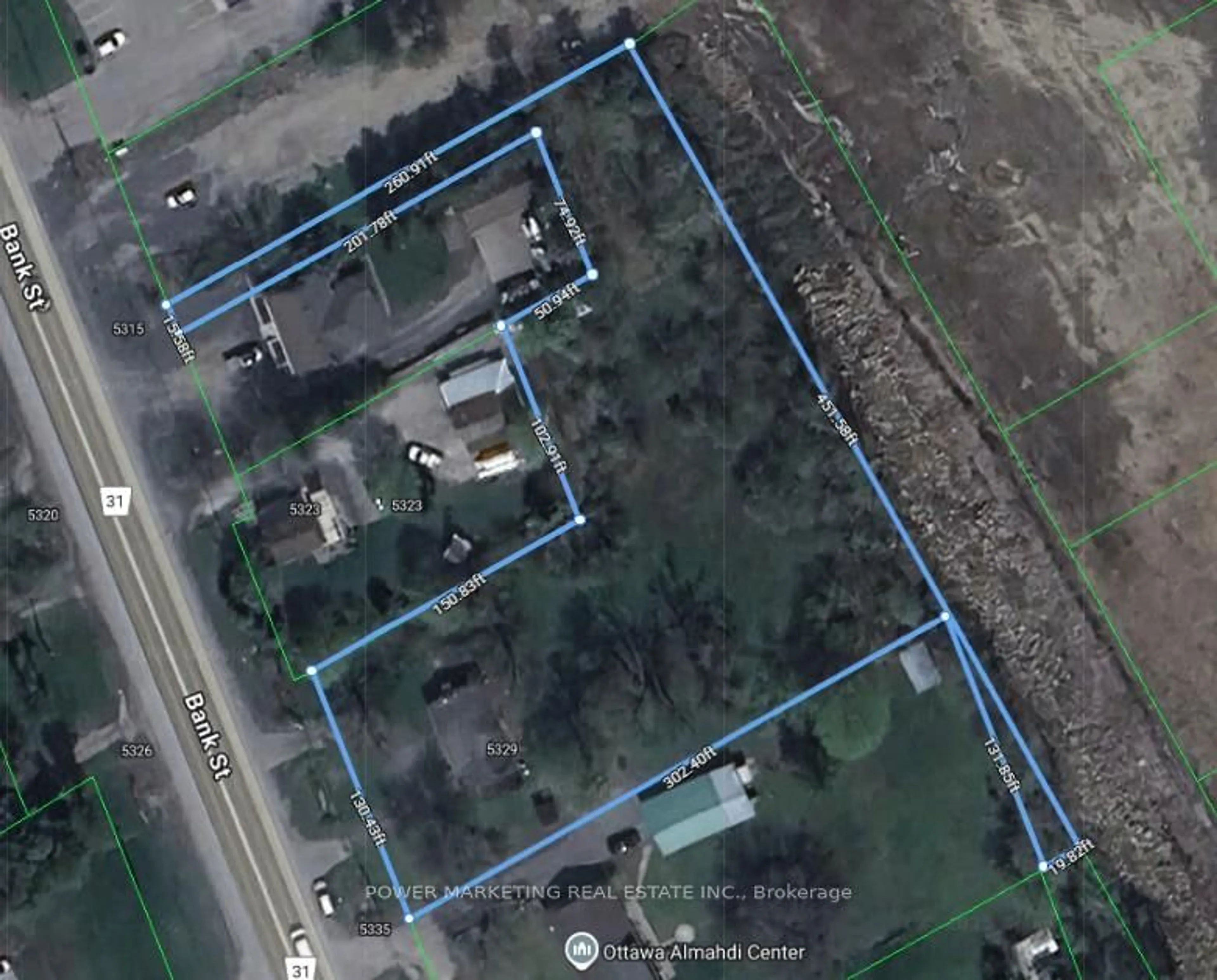 A pic from outside/outdoor area/front of a property/back of a property/a pic from drone, building for 5329 Bank St, Ottawa Ontario K1X 1H1