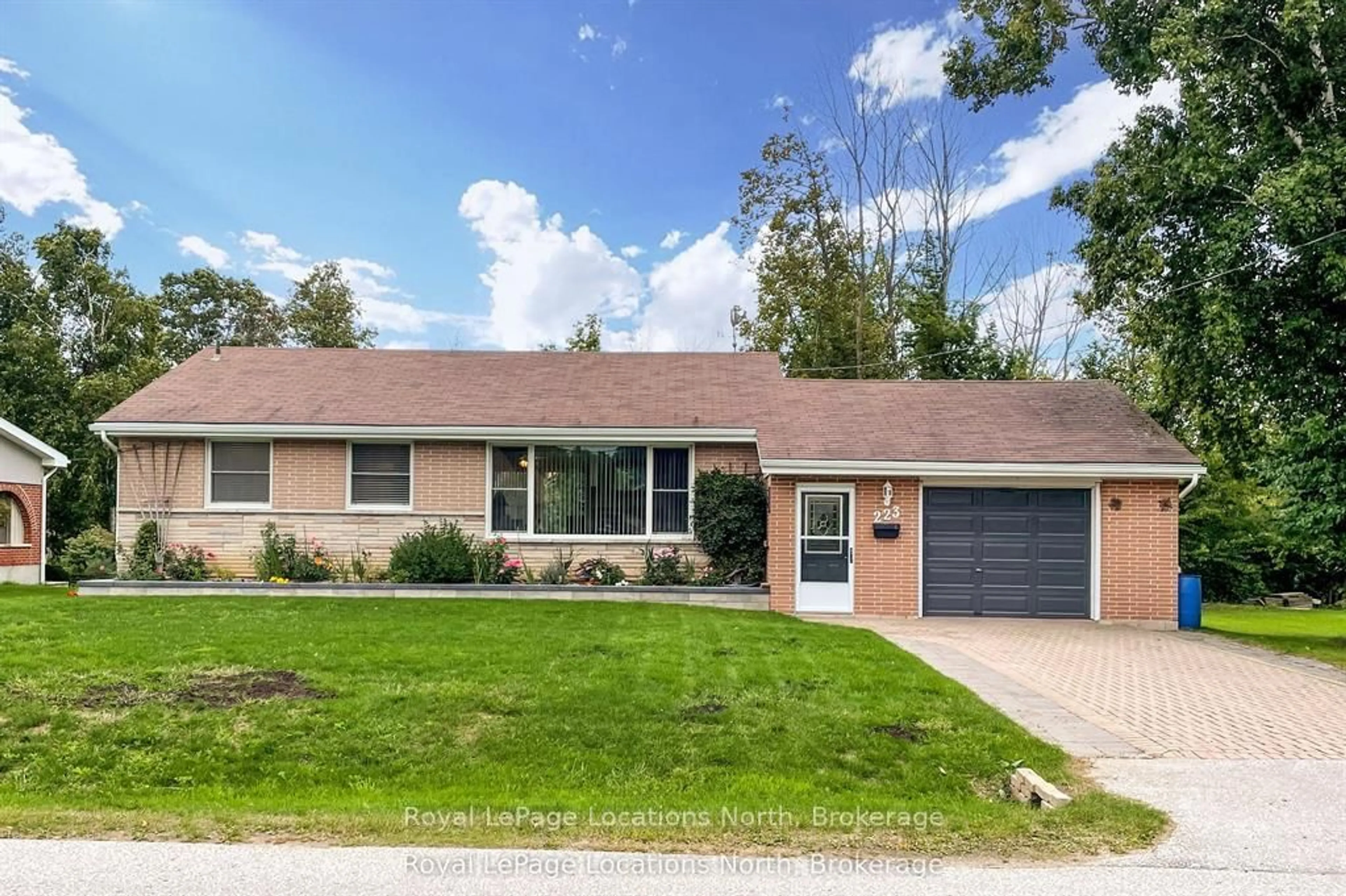 Home with brick exterior material, street for 223 Pearson St, Meaford Ontario N4L 1L6