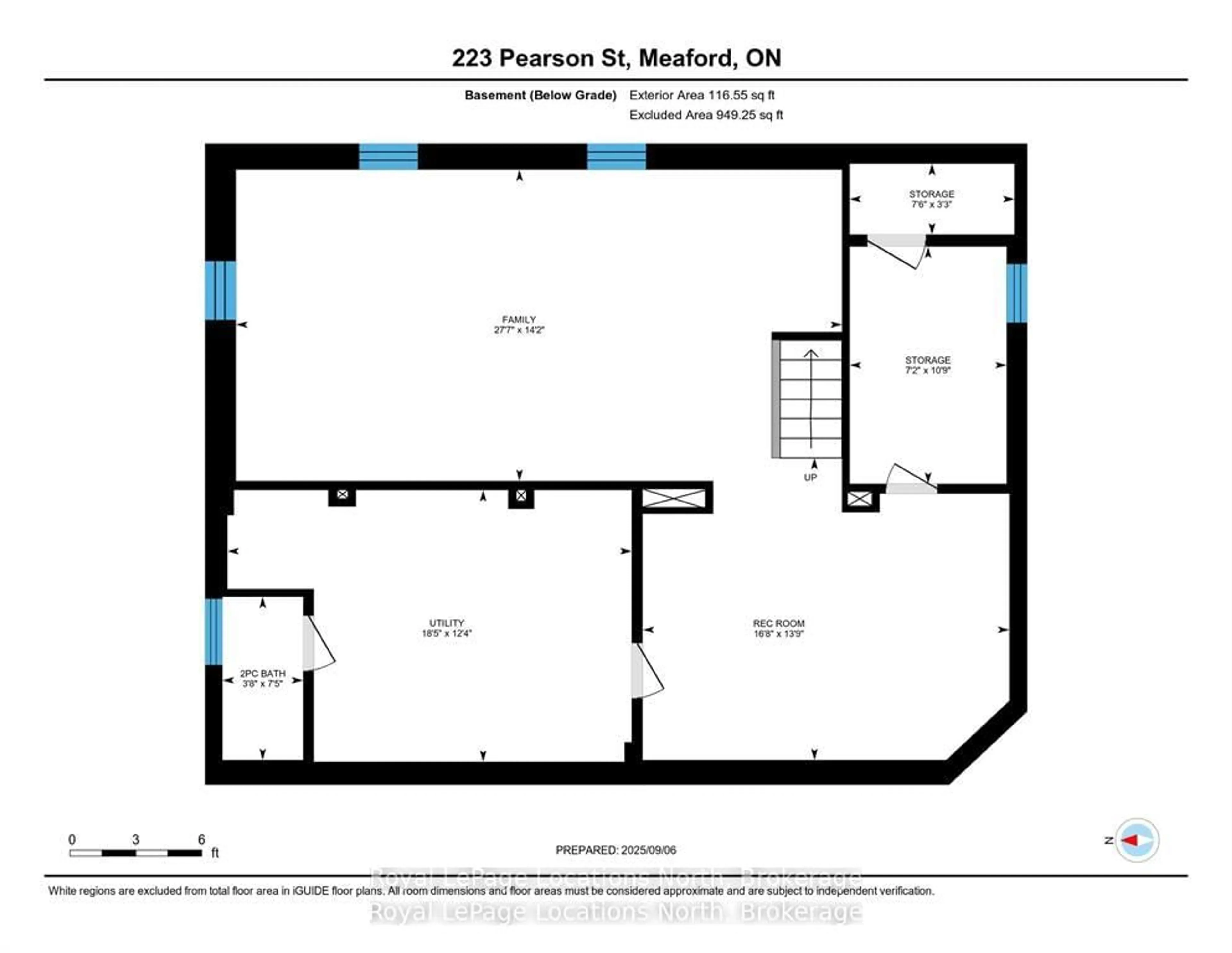 Floor plan for 223 Pearson St, Meaford Ontario N4L 1L6