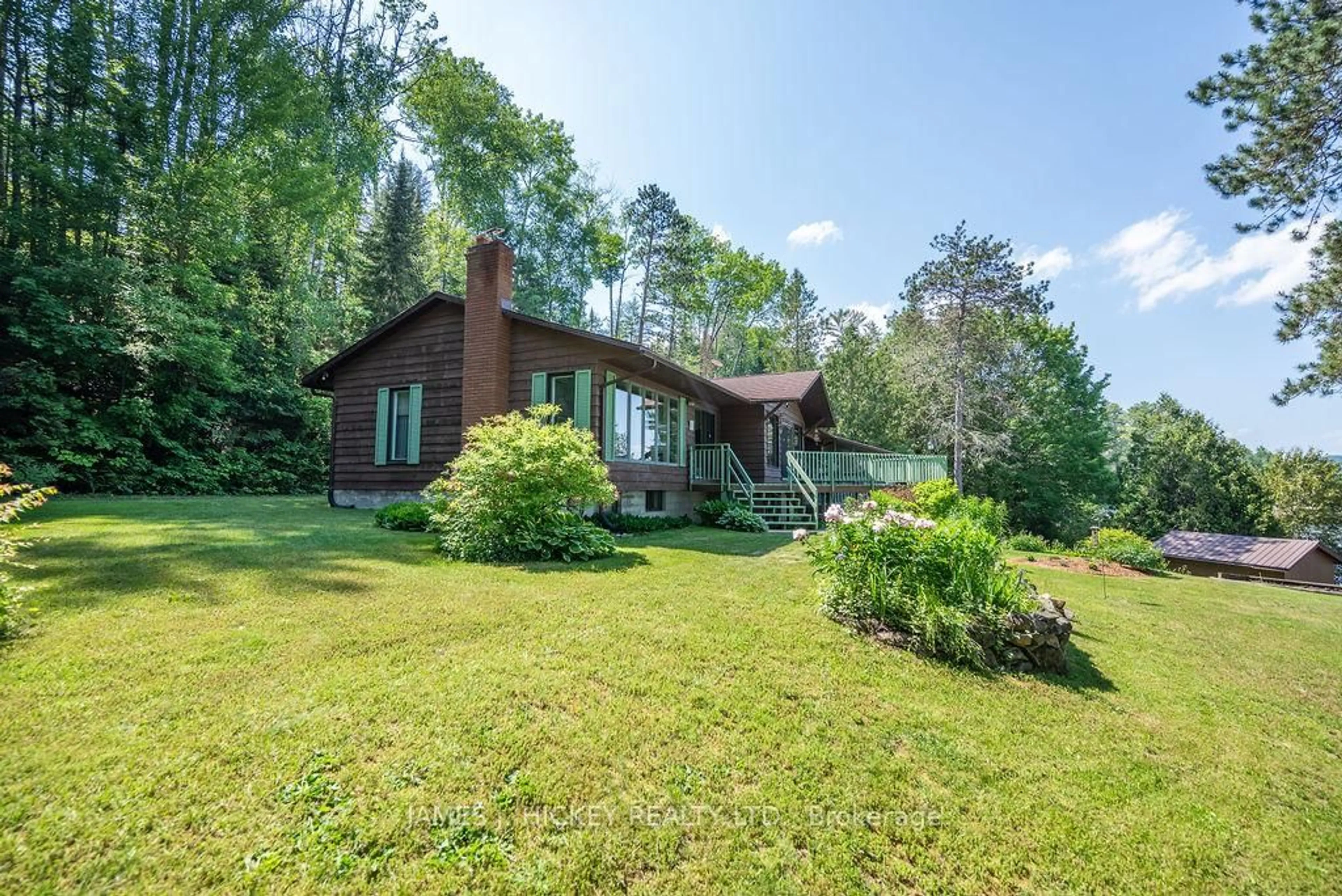 A pic from outside/outdoor area/front of a property/back of a property/a pic from drone, unknown for 581 Rocky Point Lane, Deep River Ontario K0J 1P0