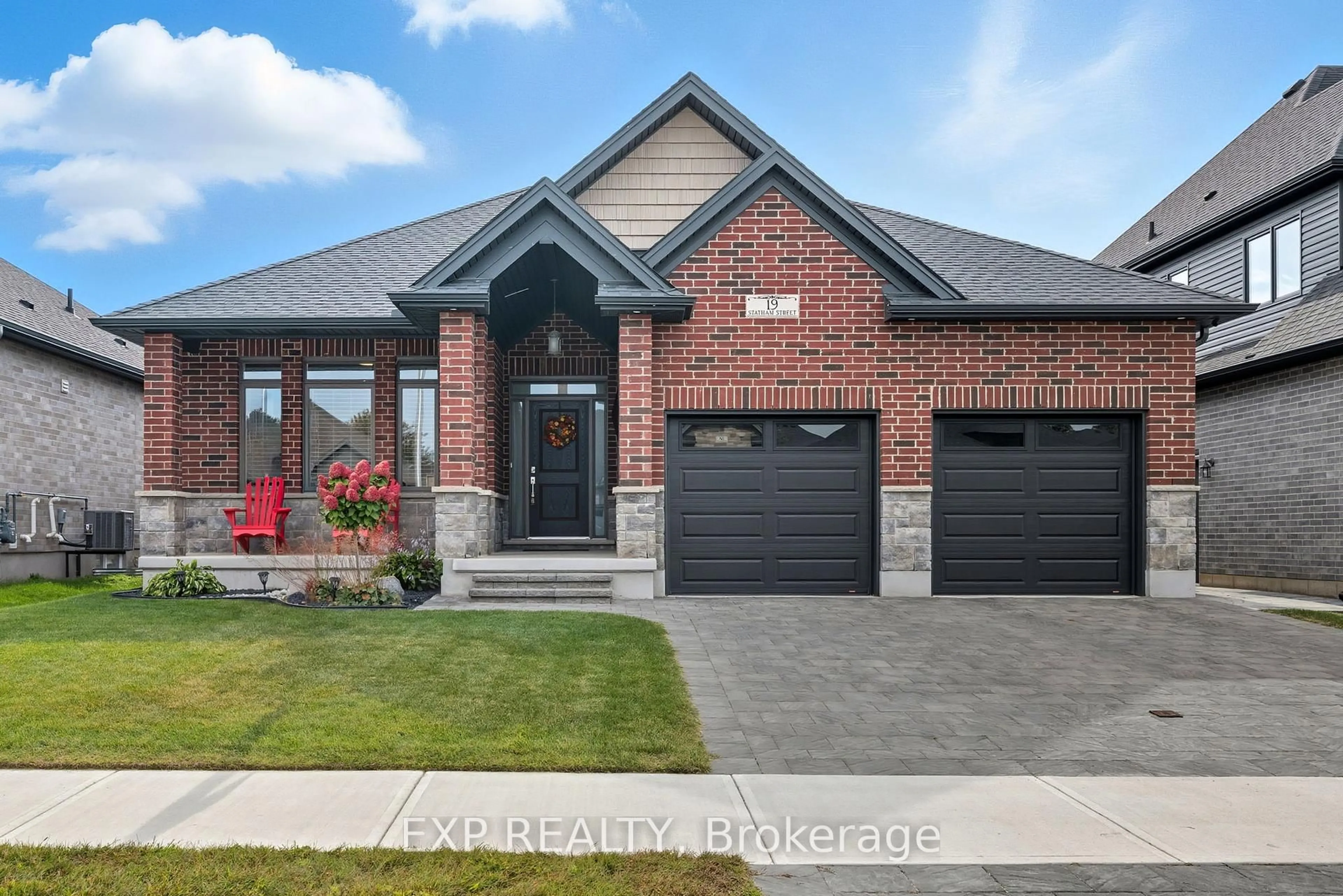 Home with brick exterior material, street for 19 Statham St, Strathroy-Caradoc Ontario N7G 0G2