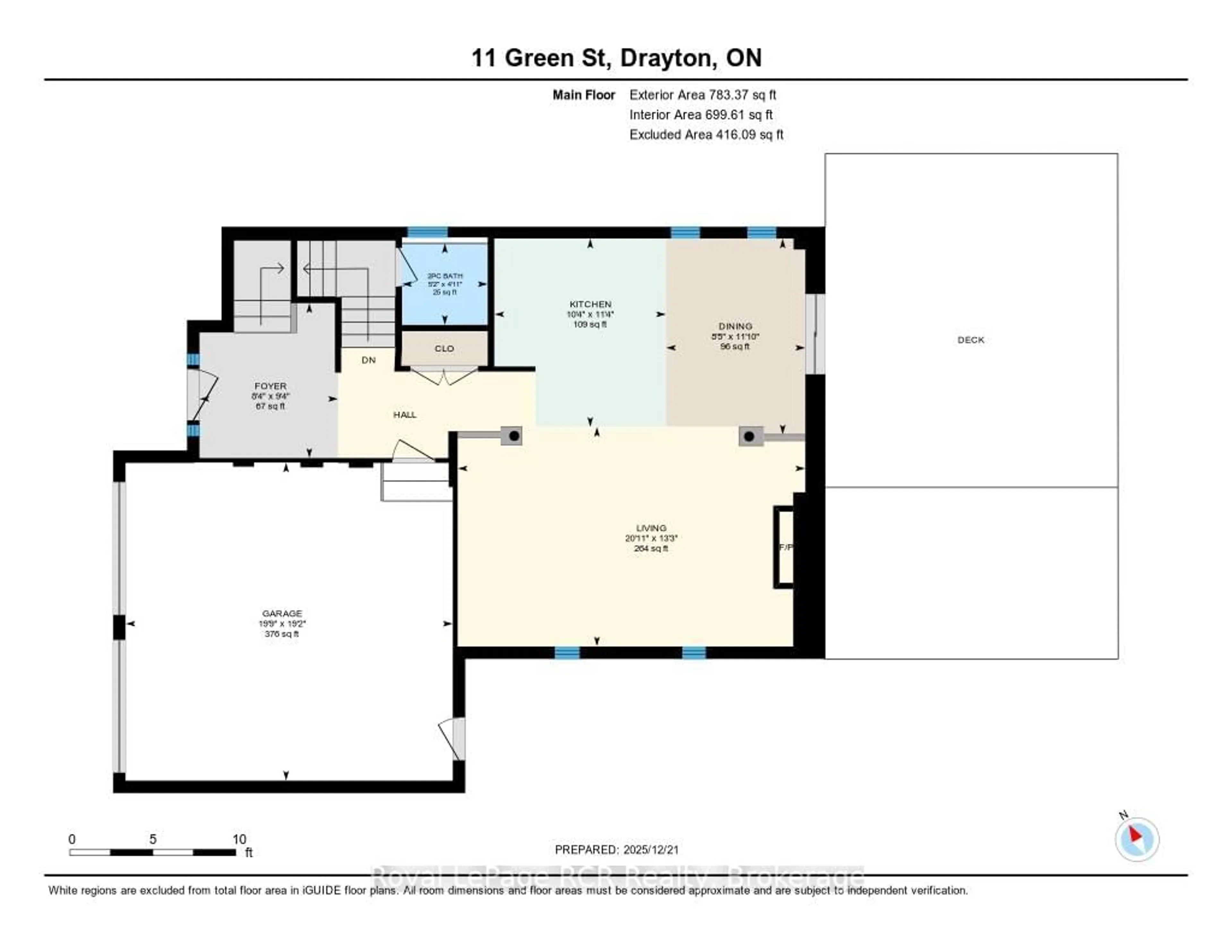Floor plan for 11 Green St, Mapleton Ontario N0G 1P0