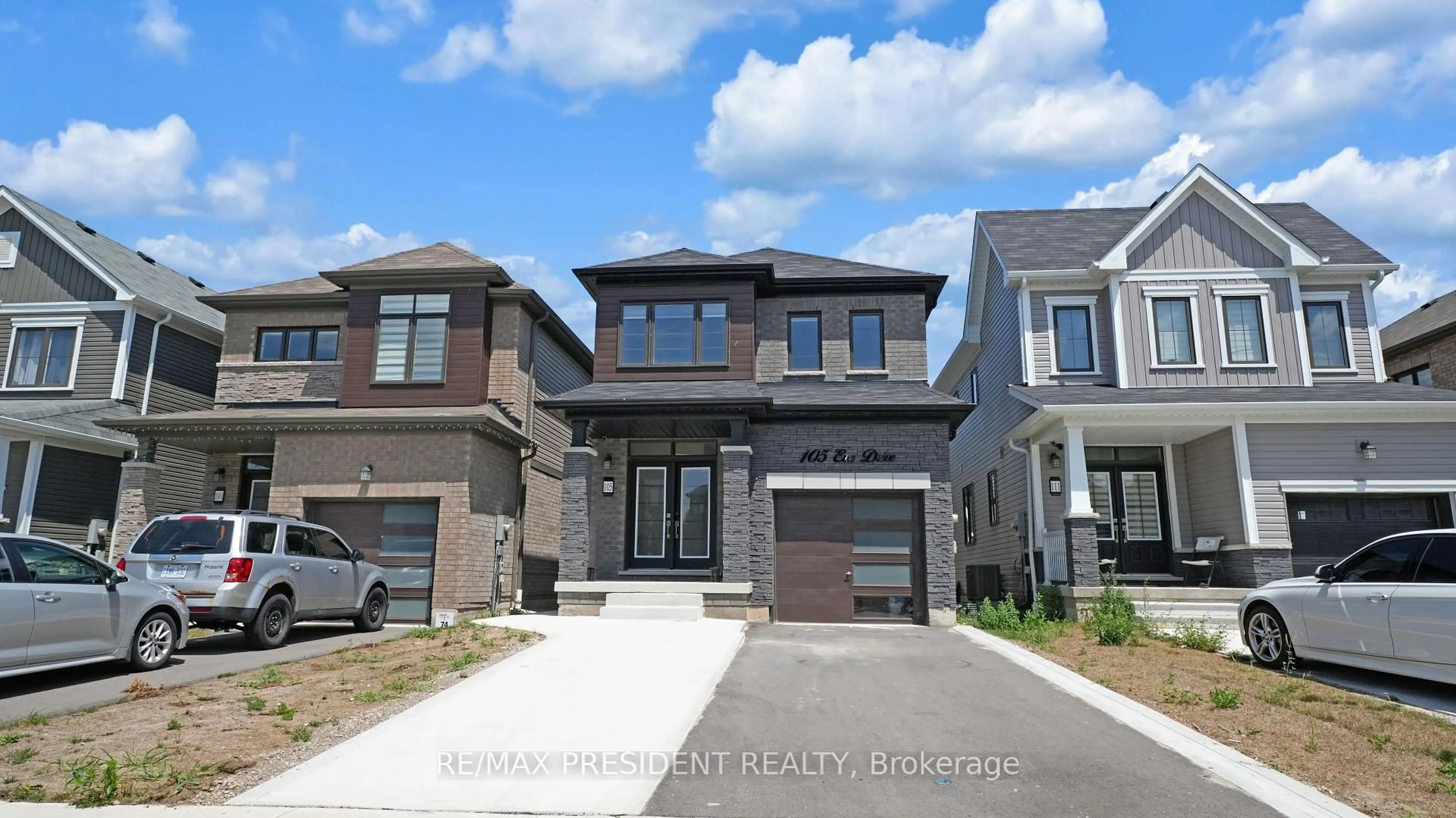 Home with brick exterior material, street for 105 Eva Dr, Woolwich Ontario N0B 1M0