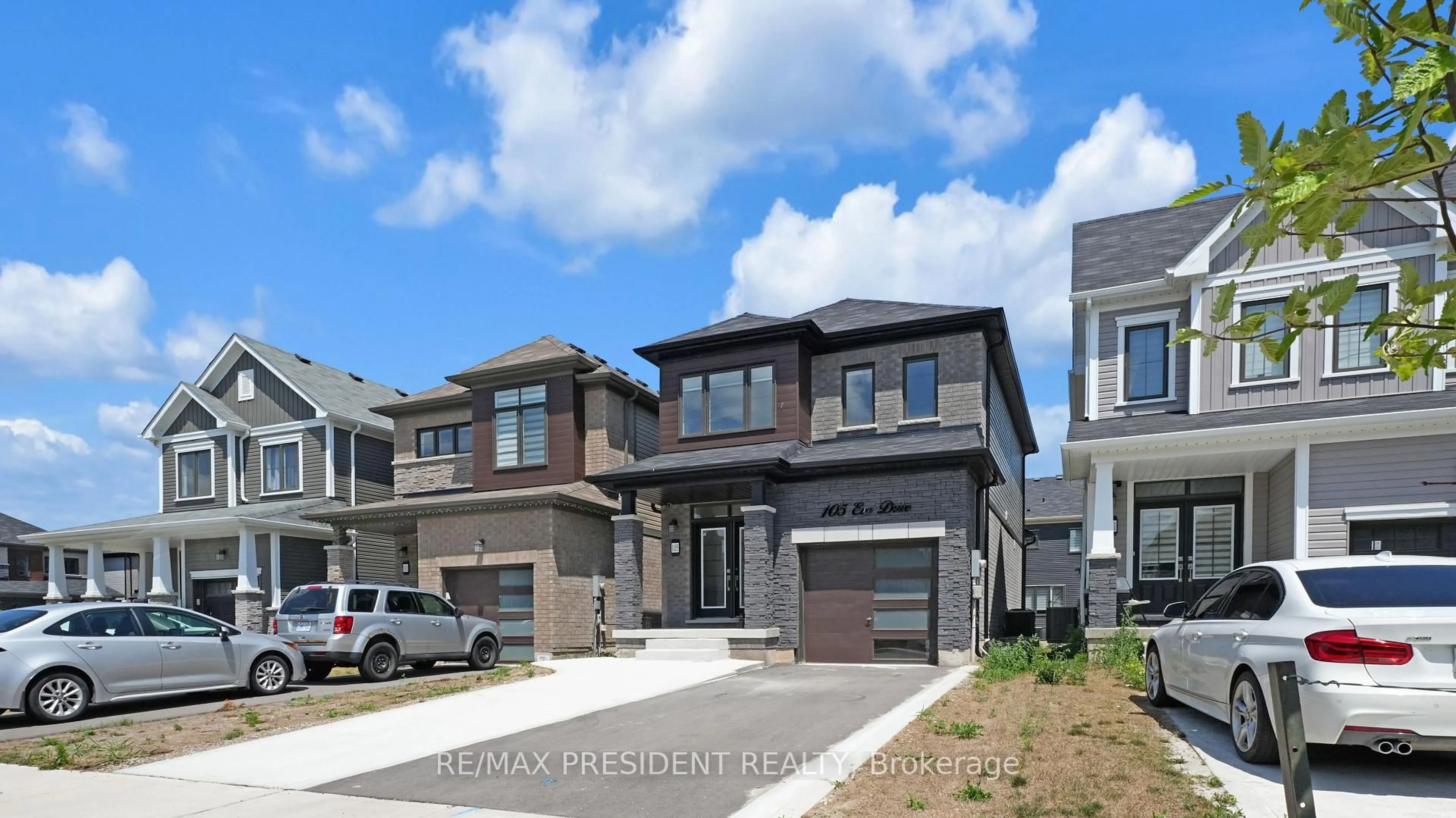 Home with brick exterior material, street for 105 Eva Dr, Woolwich Ontario N0B 1M0