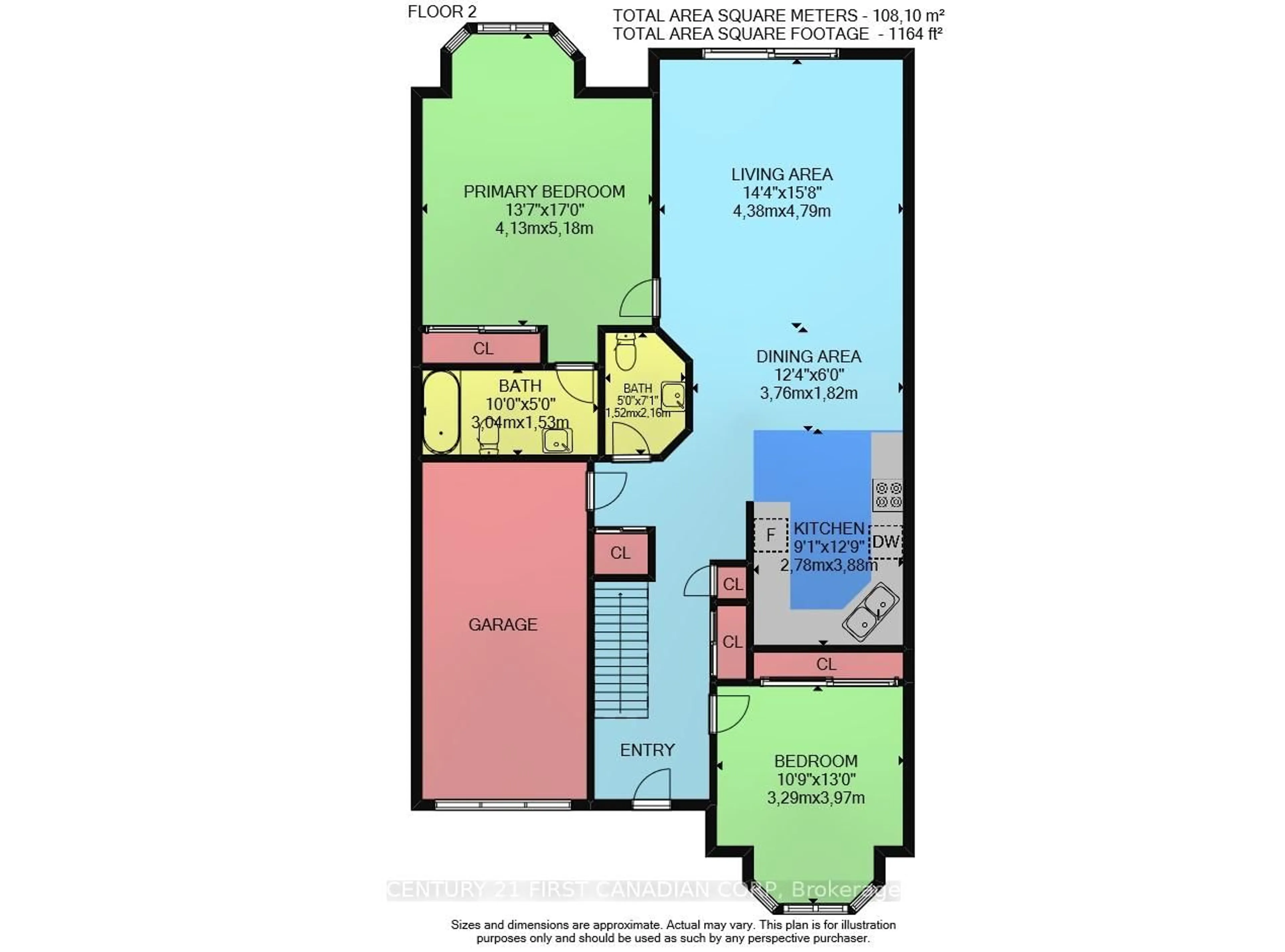 Floor plan for 1555 Highbury Ave #45, London East Ontario N5Y 5R3