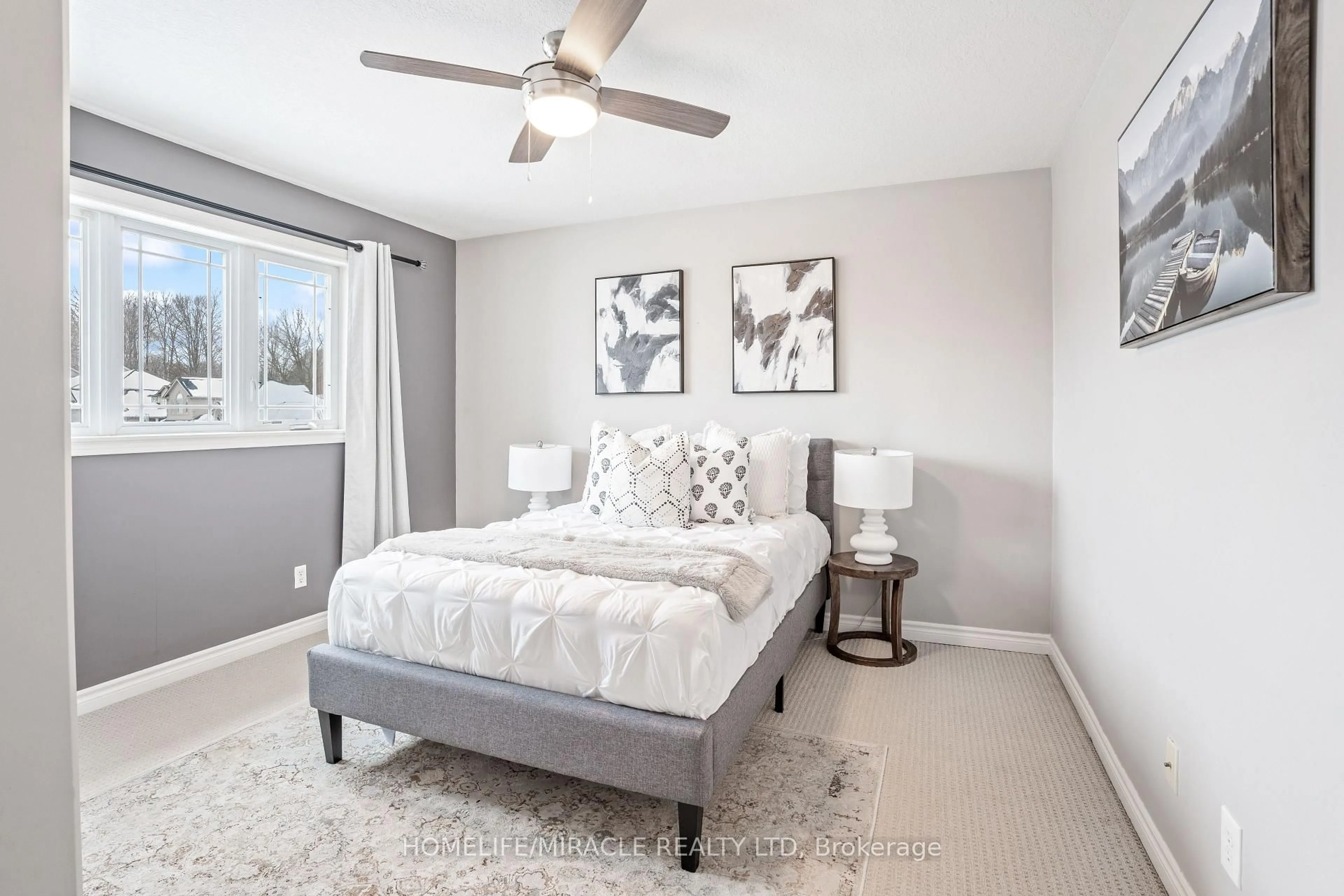 Bedroom with bed, unknown for 589 Sales Dr, Woodstock Ontario N4S 0A1