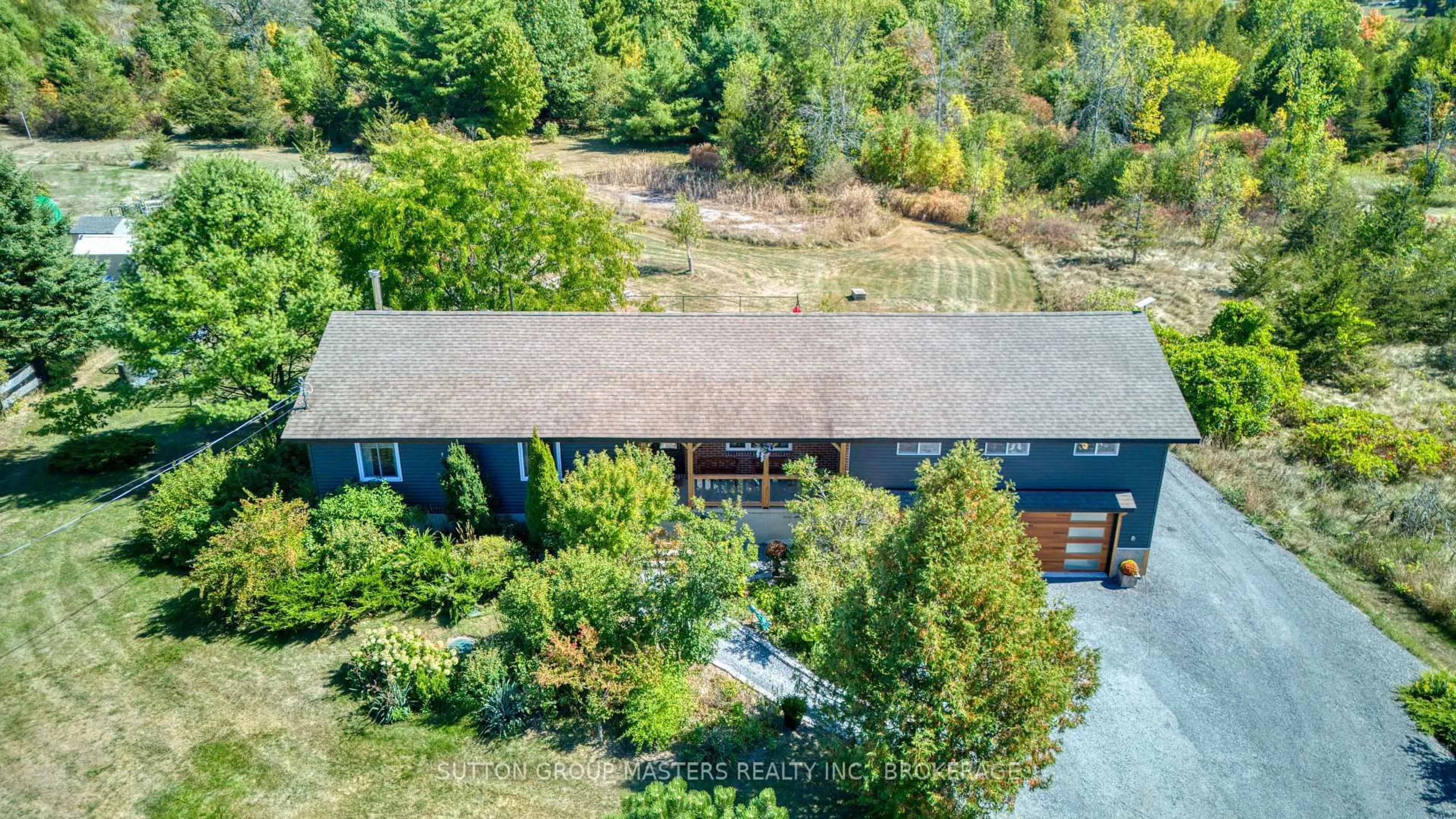 A pic from outside/outdoor area/front of a property/back of a property/a pic from drone, water/lake/river/ocean view for 66 Colebrook Rd, Yarker Ontario K0K 3N0