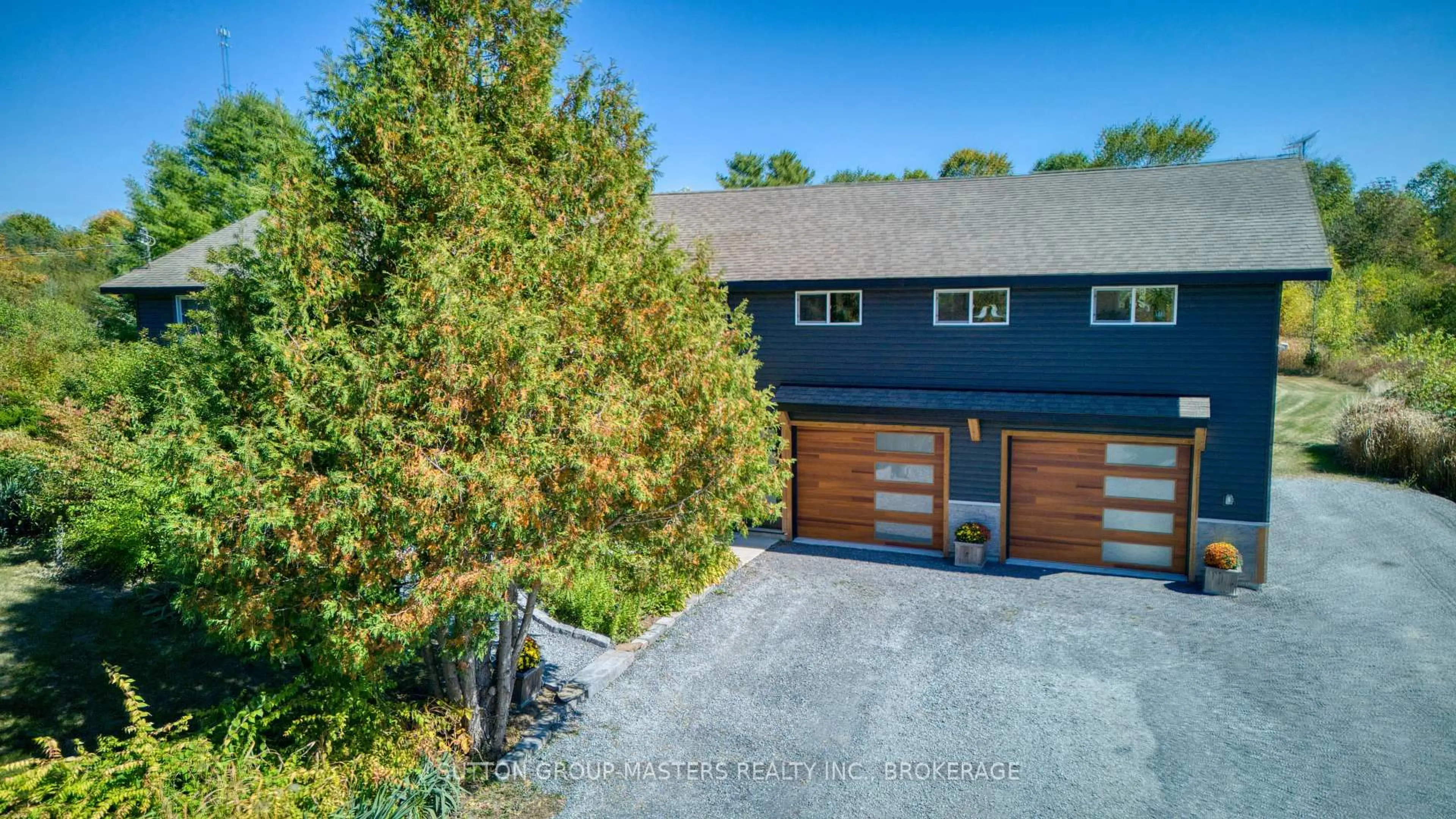A pic from outside/outdoor area/front of a property/back of a property/a pic from drone, street for 66 Colebrook Rd, Yarker Ontario K0K 3N0