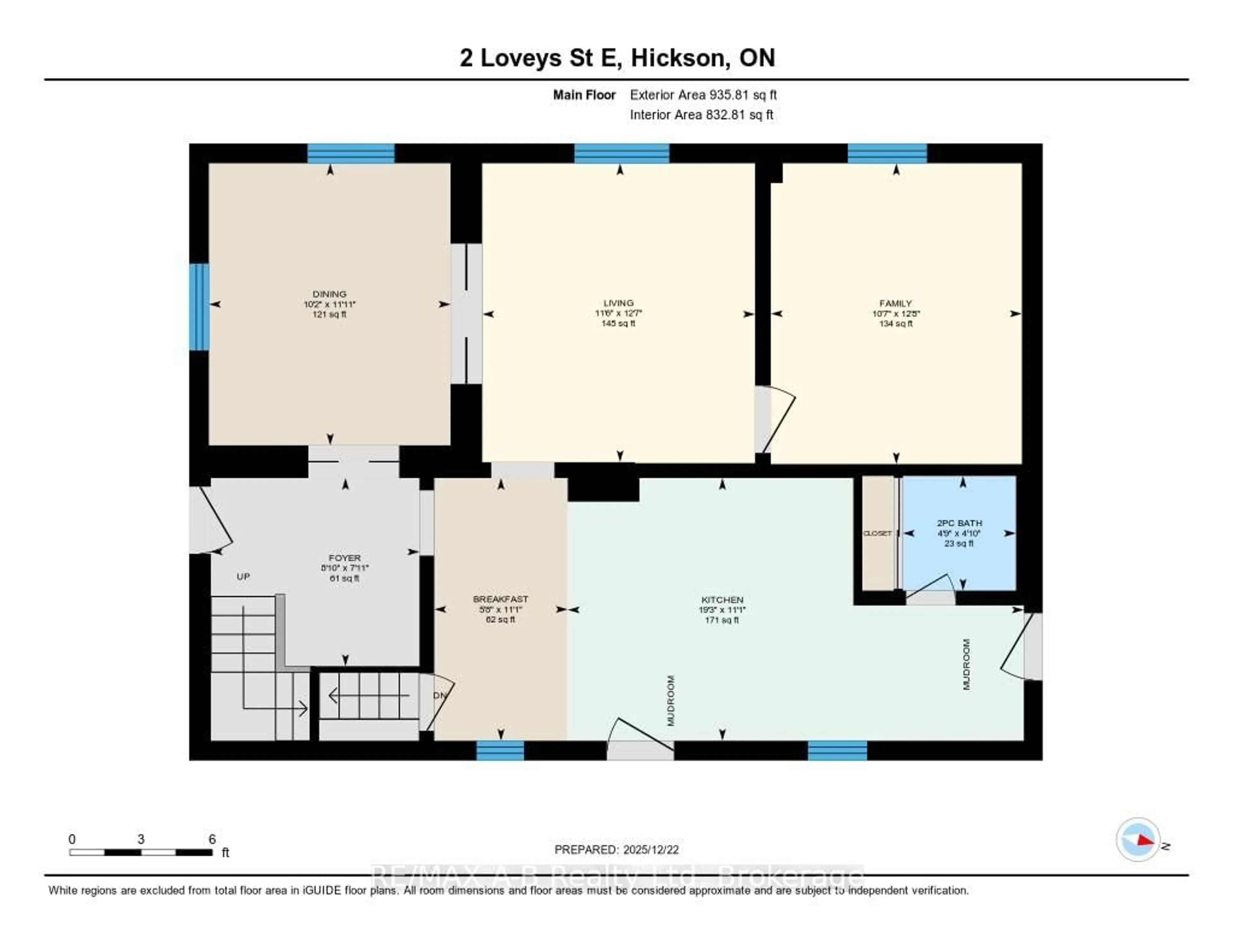 Floor plan for 2 Loveys St, East Zorra-Tavistock Ontario N0J 1L0