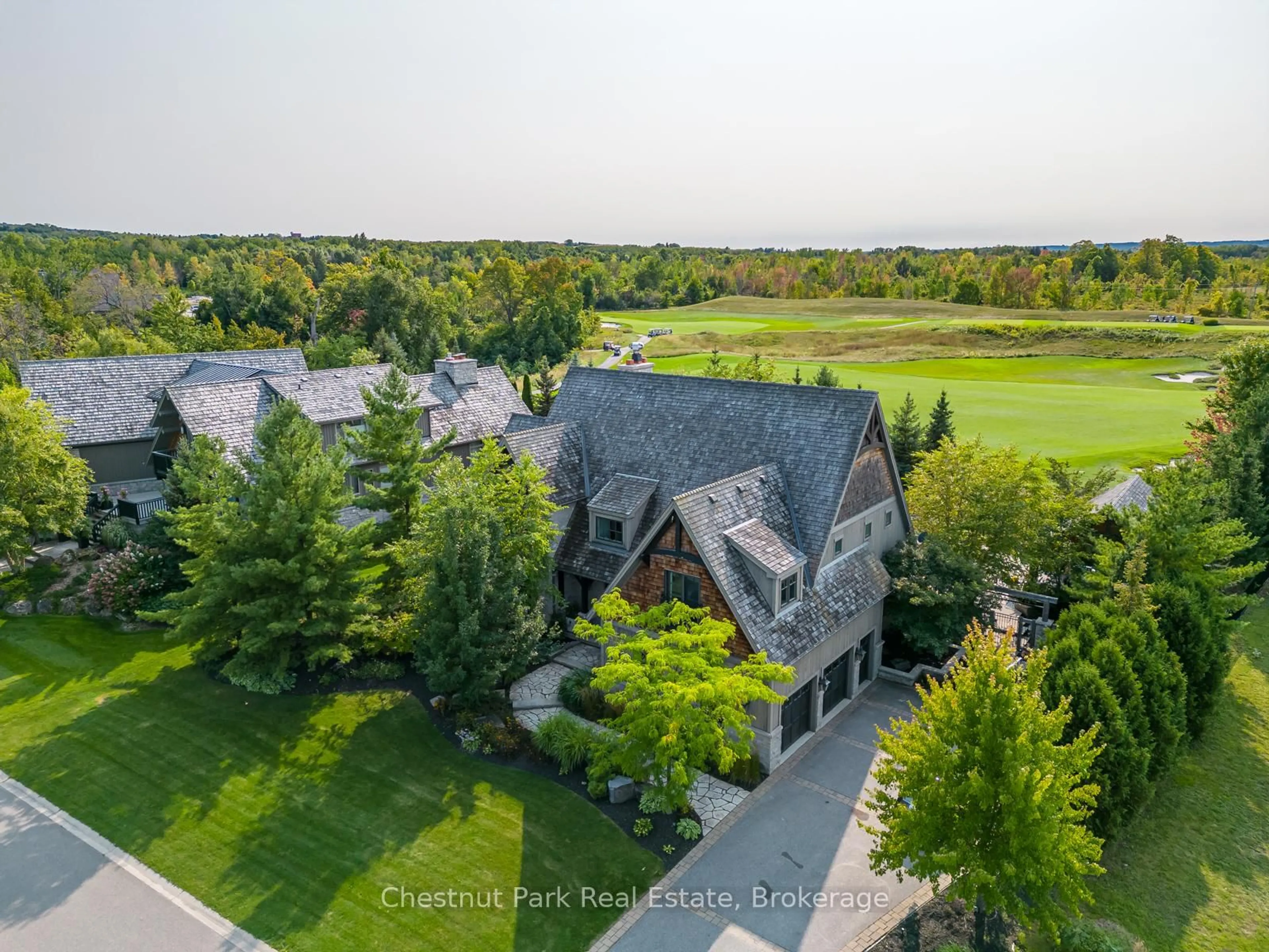 A pic from outside/outdoor area/front of a property/back of a property/a pic from drone, unknown for 120 TIMBER LEIF Rdge, Blue Mountains Ontario N0H 2P0