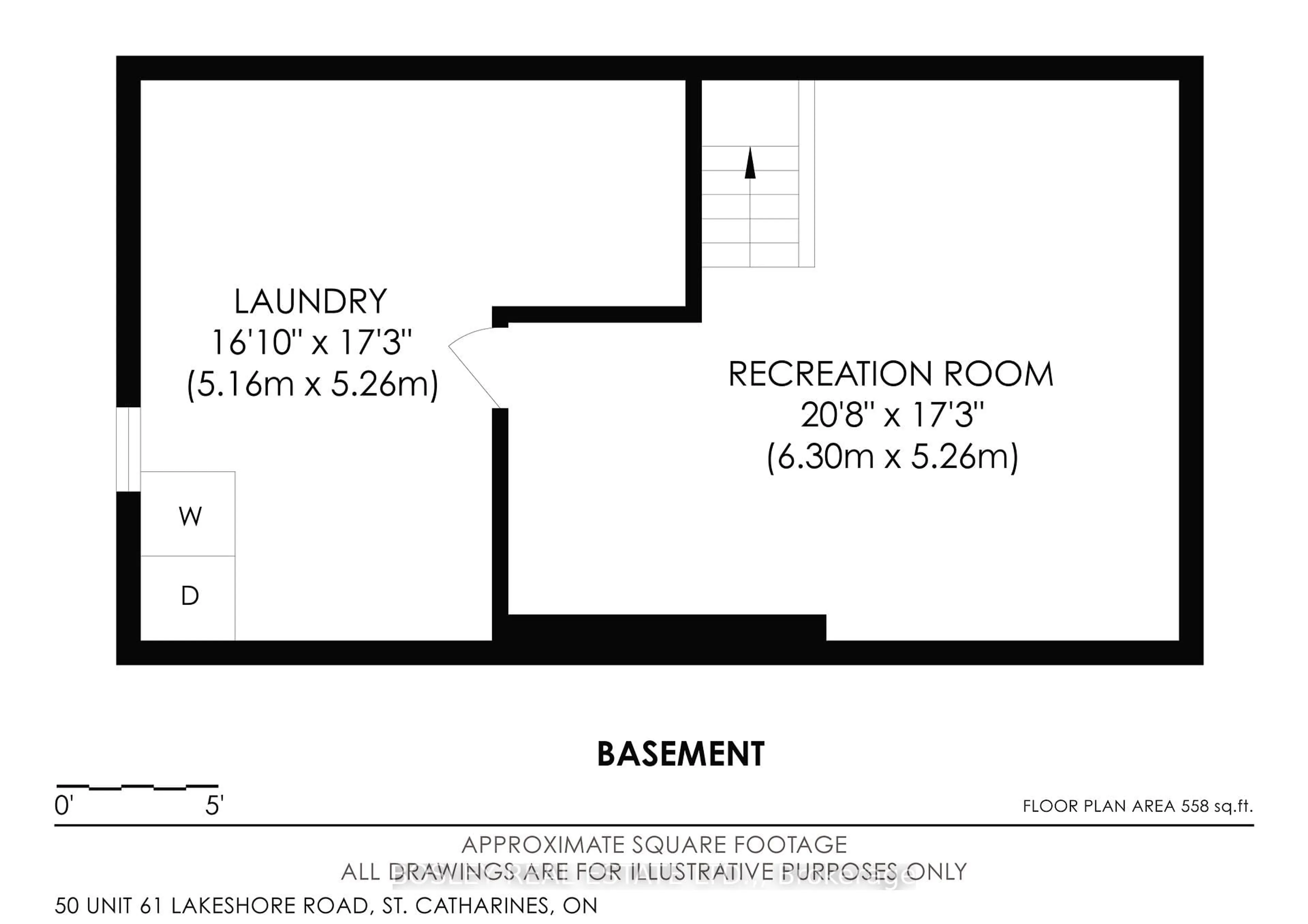 Floor plan for 50 LAKESHORE Rd #61, St. Catharines Ontario L2N 6P8