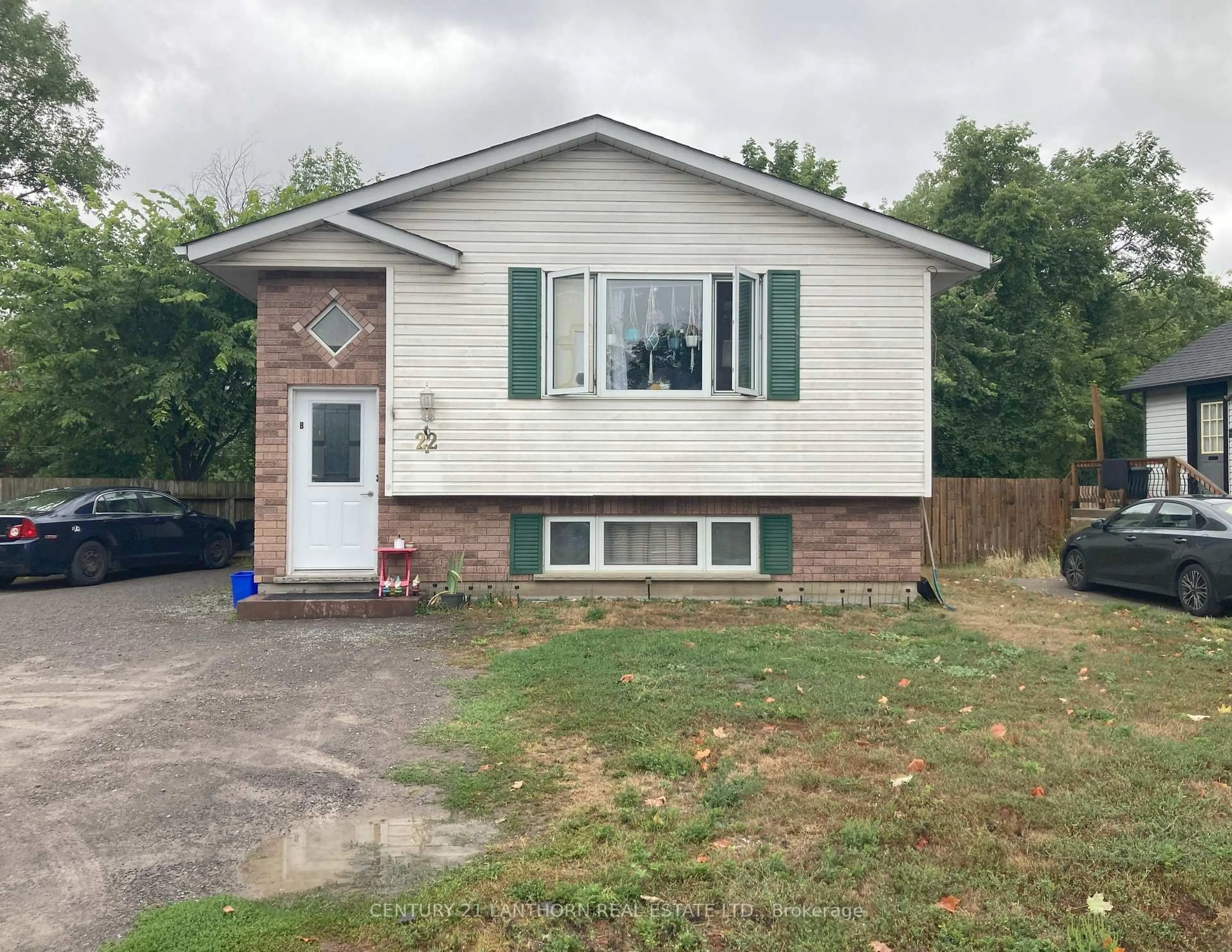 Home with vinyl exterior material, street for 22 Water St, Quinte West Ontario K8V 4L9