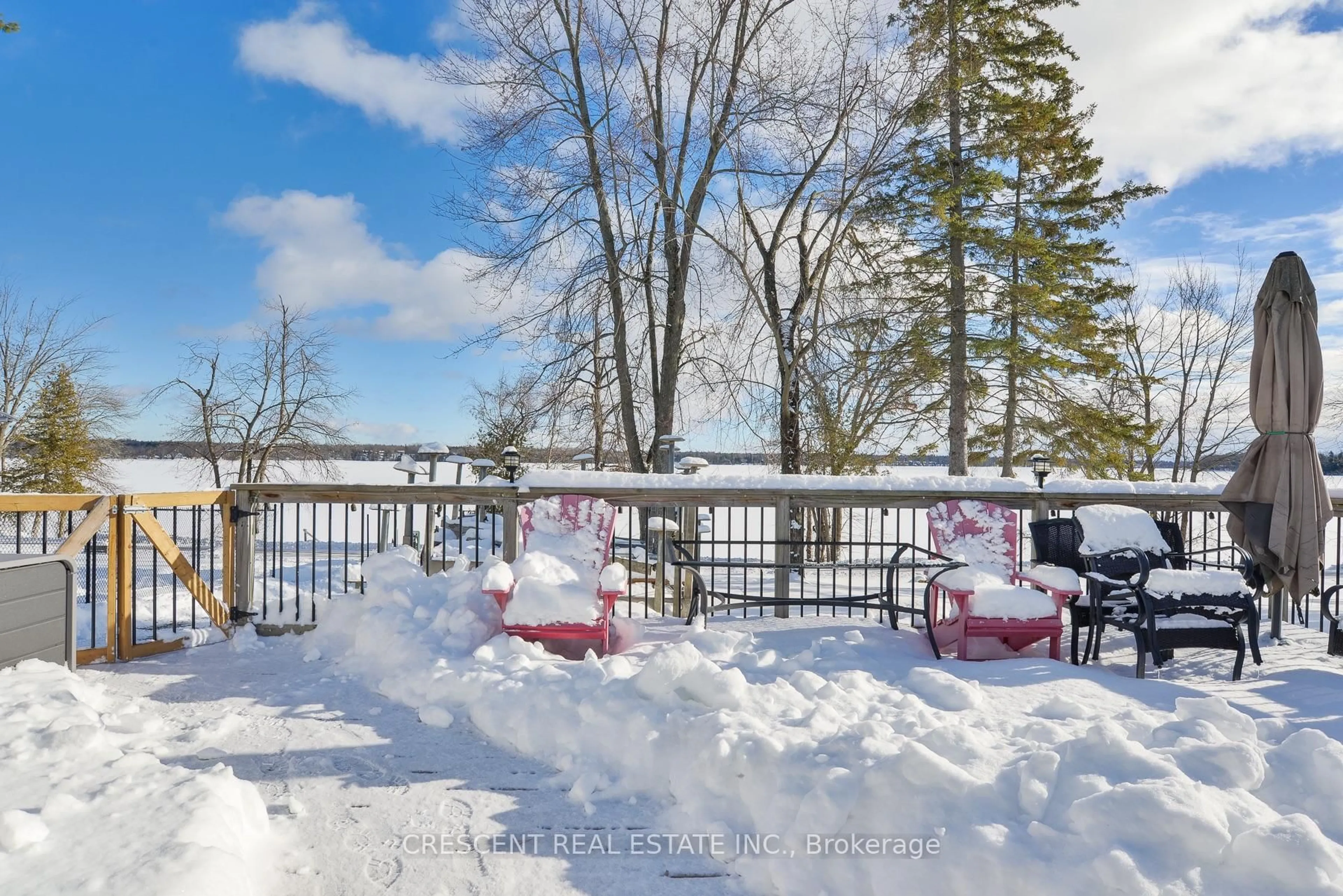 Patio, water/lake/river/ocean view for 241 Avery Point Rd, Kawartha Lakes Ontario L0K 1W0