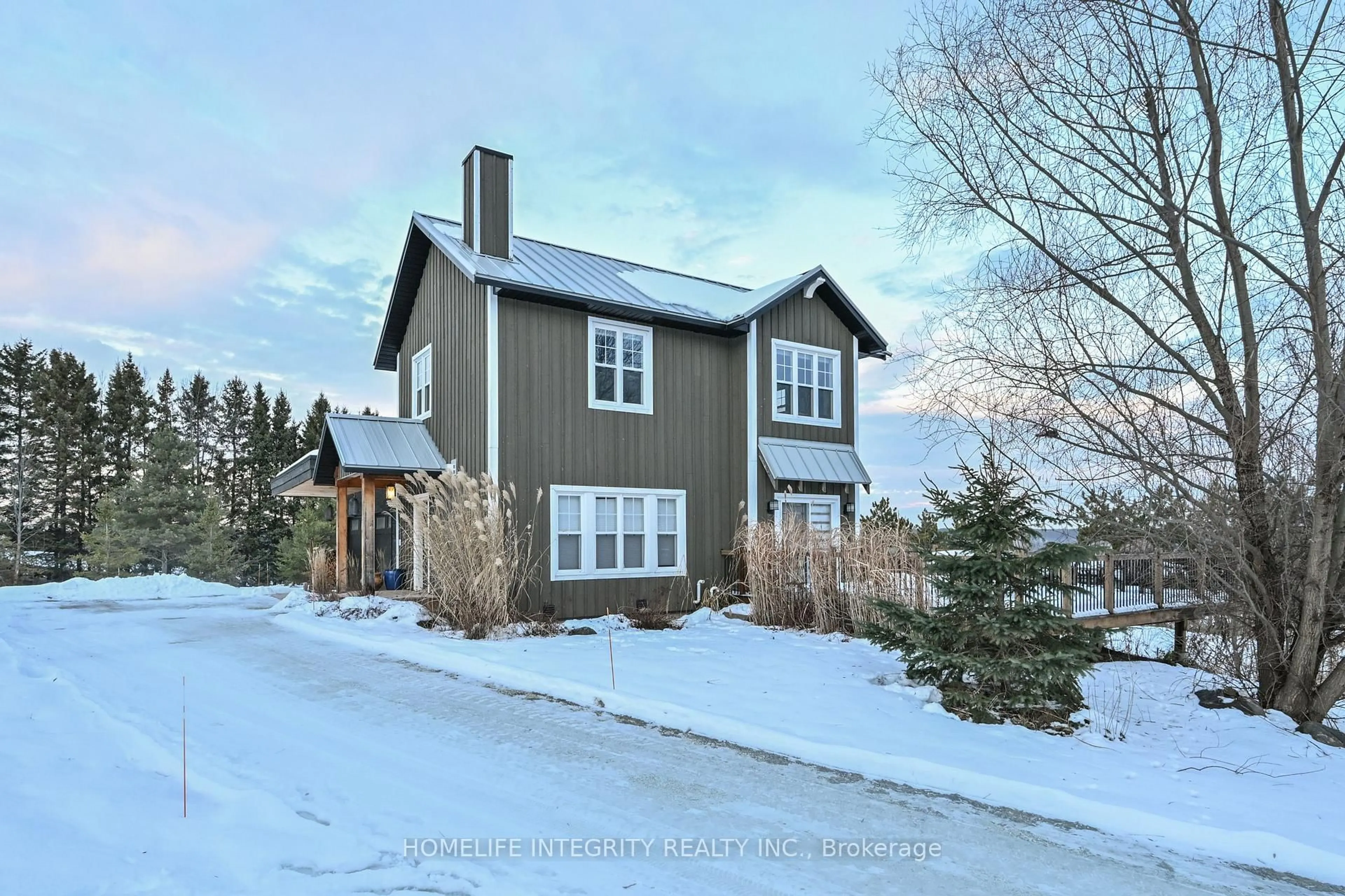 A pic from outside/outdoor area/front of a property/back of a property/a pic from drone, unknown for 628195 15th Sdrd, Mulmur Ontario L9V 0T9