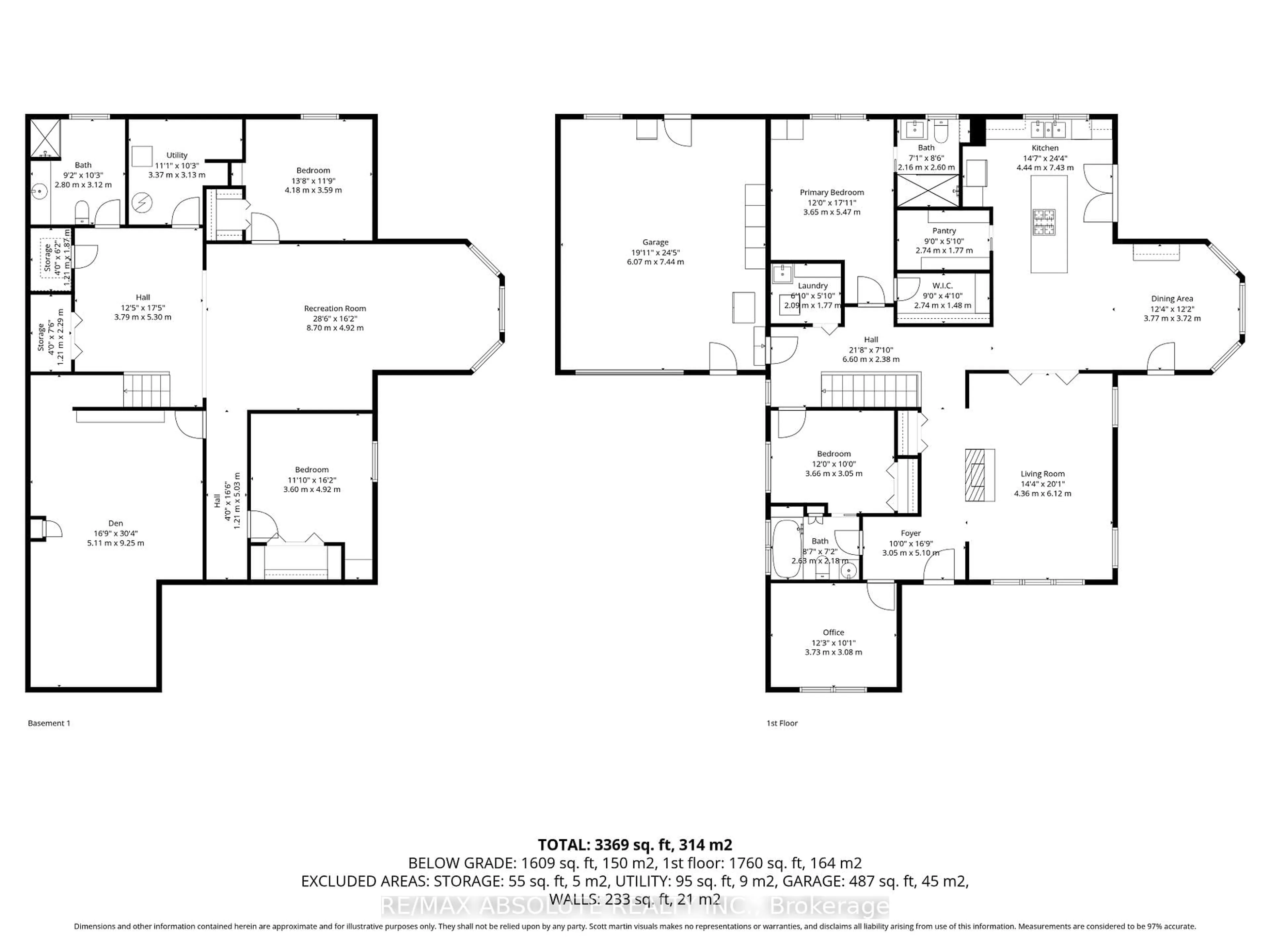 Floor plan for 20306 Lochiel St, North Glengarry Ontario K0C 1A0