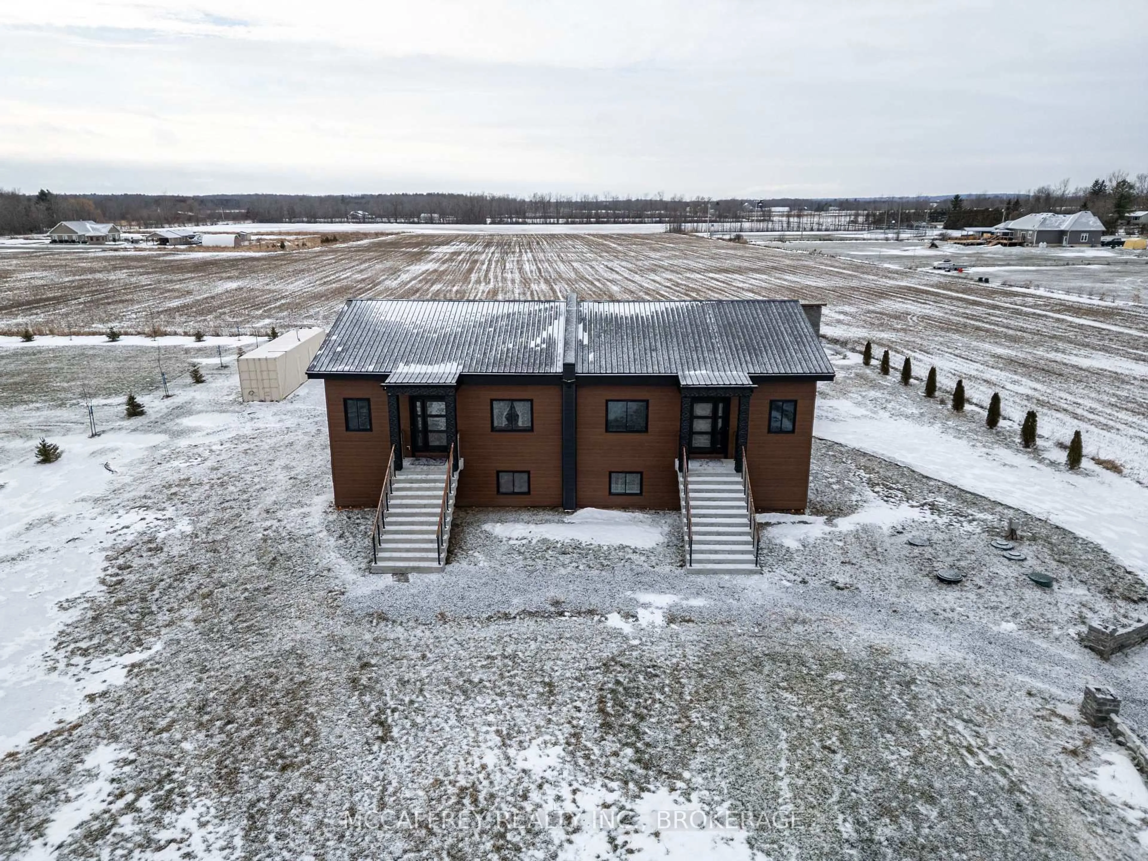 A pic from outside/outdoor area/front of a property/back of a property/a pic from drone, building for 4326 County Rd 6, Yarker Ontario K0K 3N0