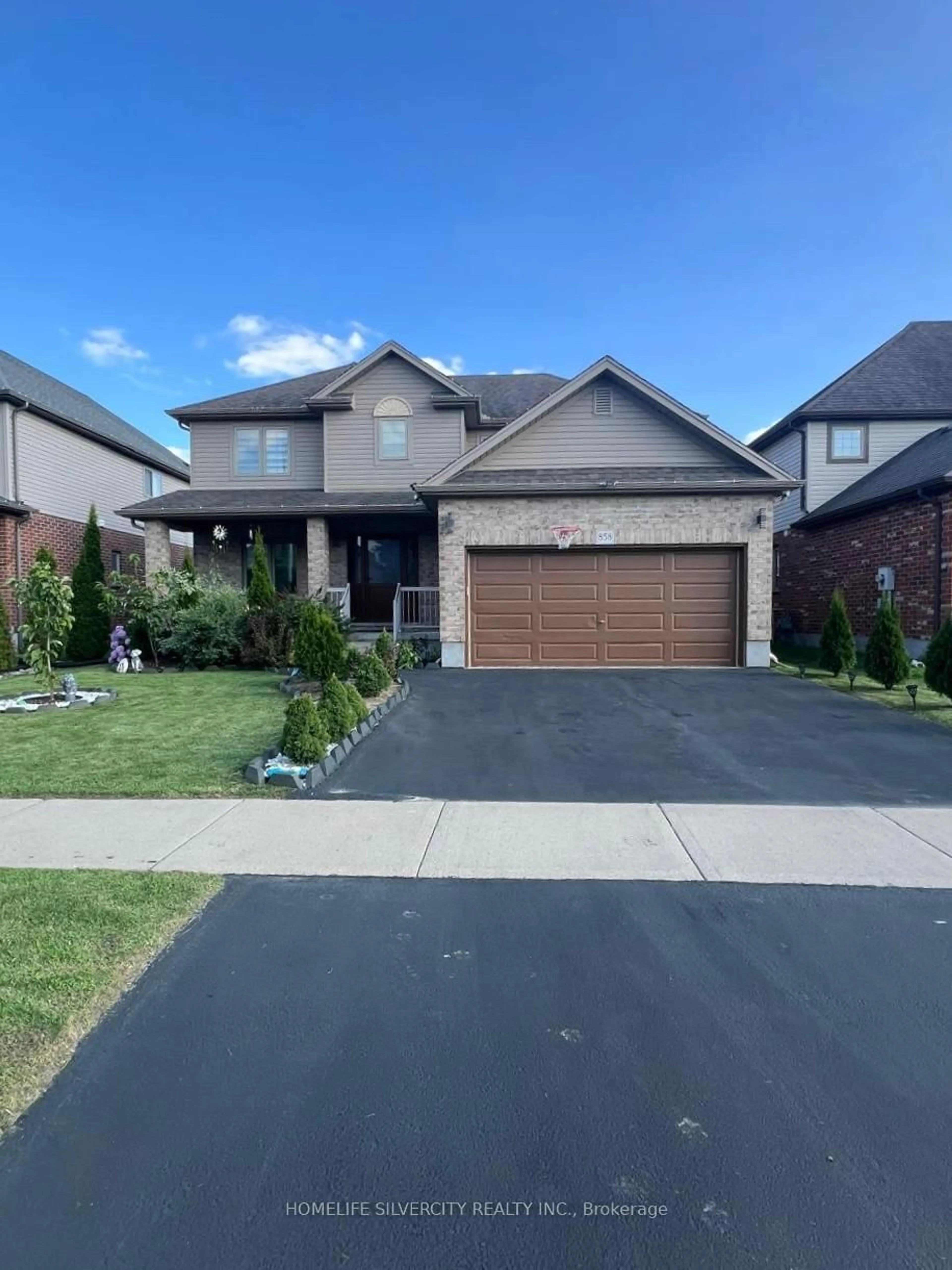 Home with brick exterior material, street for 858 Springbank Ave, Woodstock Ontario N4T 0A9