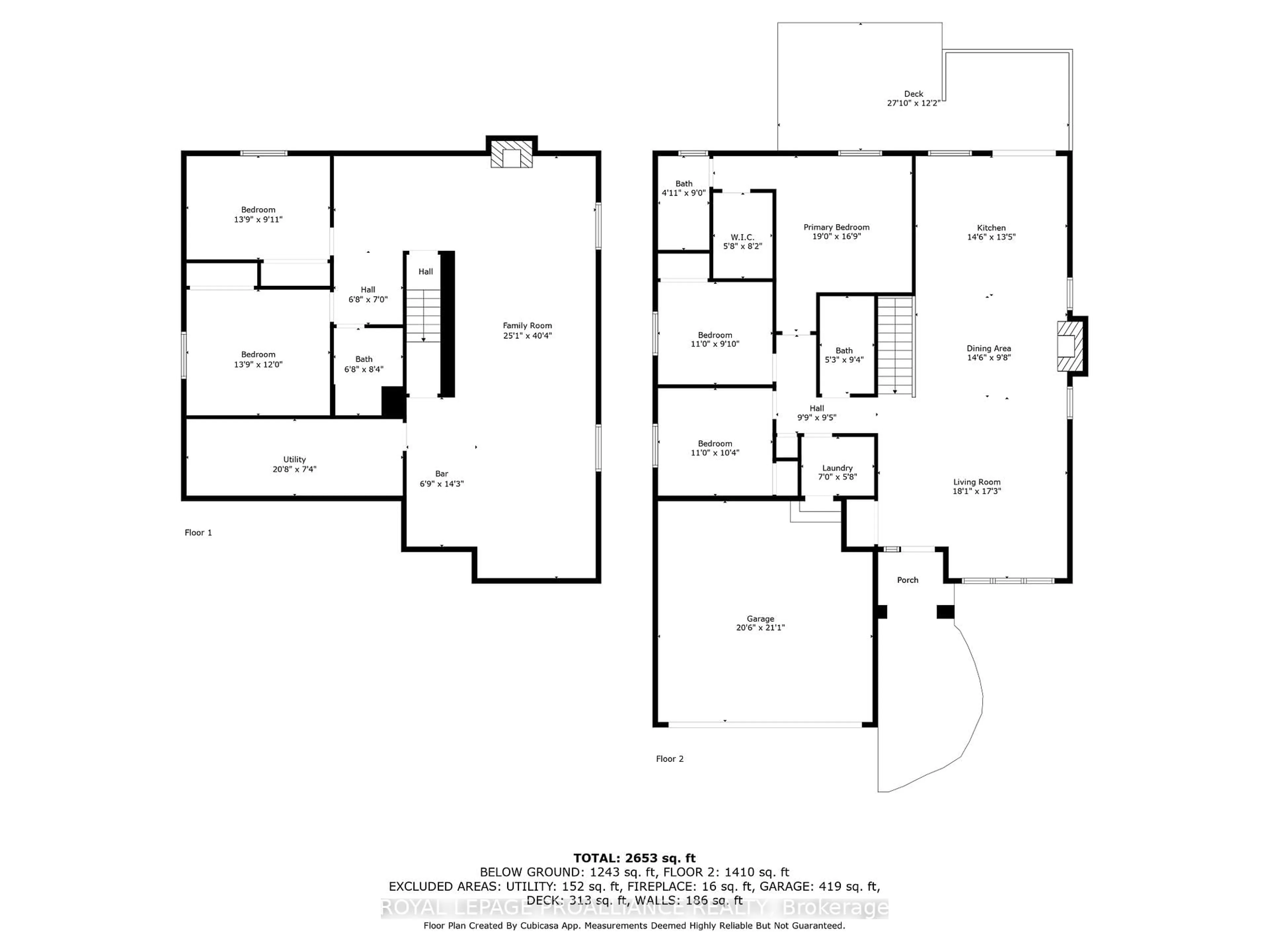 Floor plan for 81 Sienna Ave, Belleville Ontario K8P 0E9