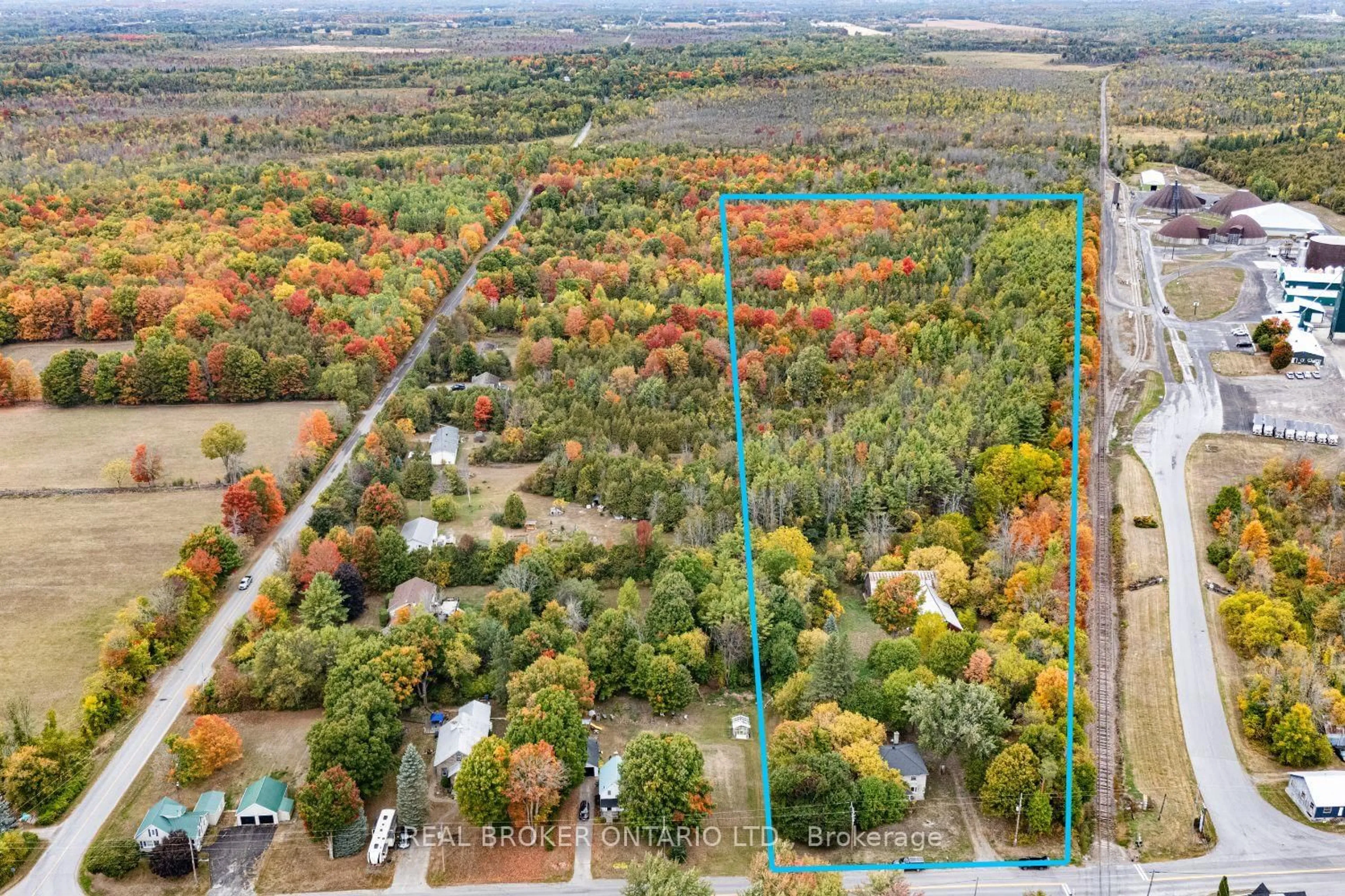 A pic from outside/outdoor area/front of a property/back of a property/a pic from drone, forest/trees view for 2099 County  20 Rd, North Grenville Ontario K0G 1T0
