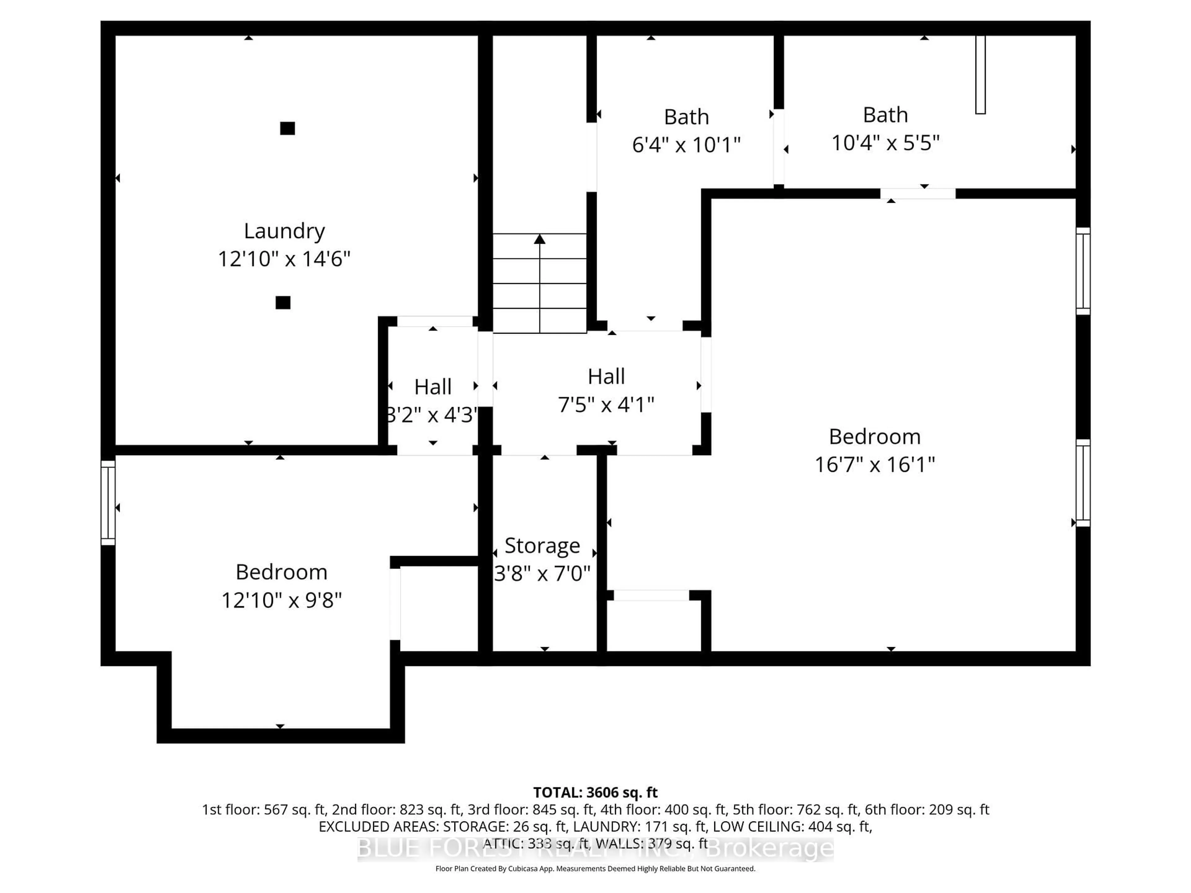Floor plan for 1026 Waterloo St, London East Ontario N6A 3X6