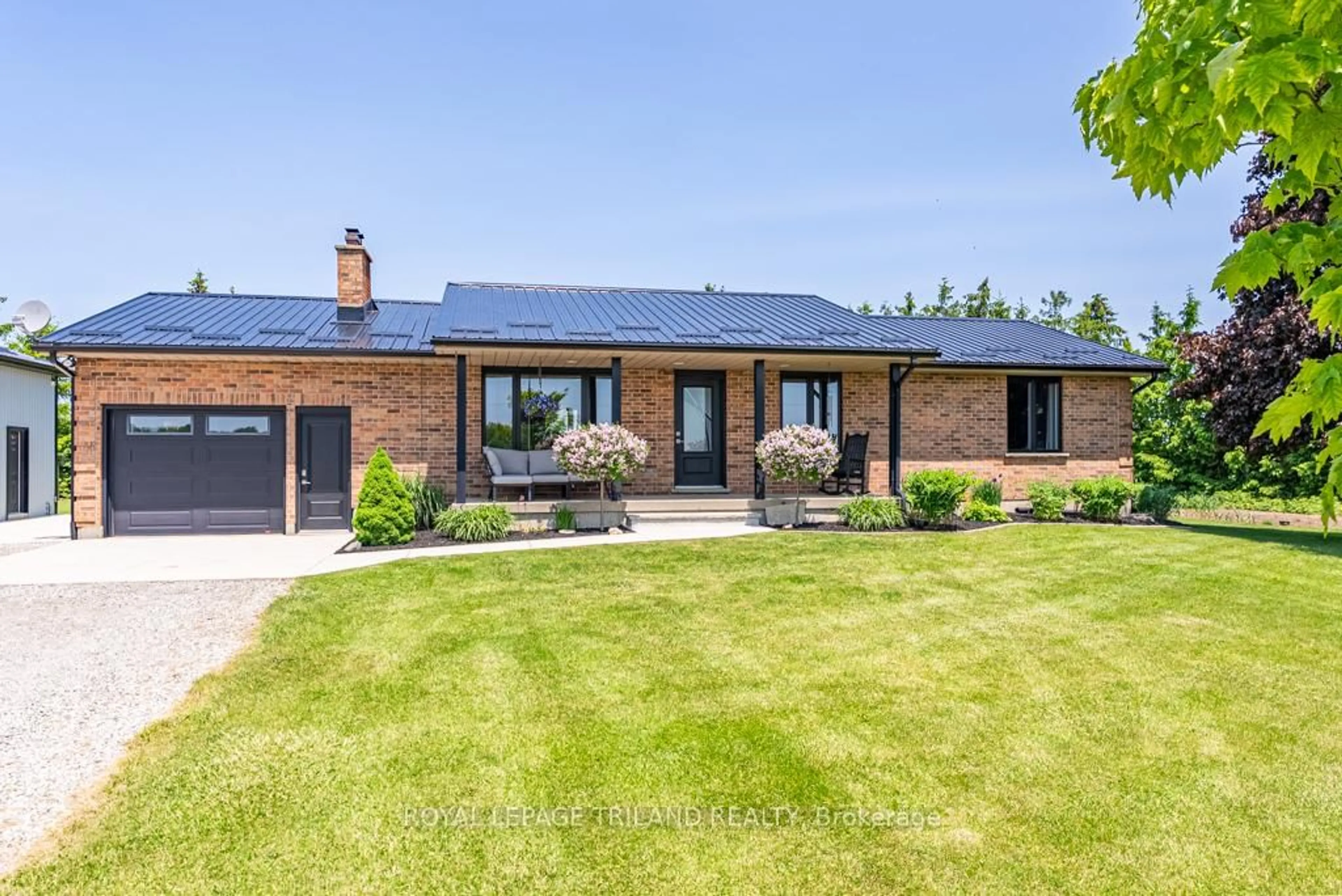 Home with brick exterior material, street for 42420 Ron Mcneil Line, Central Elgin Ontario N5P 3T1