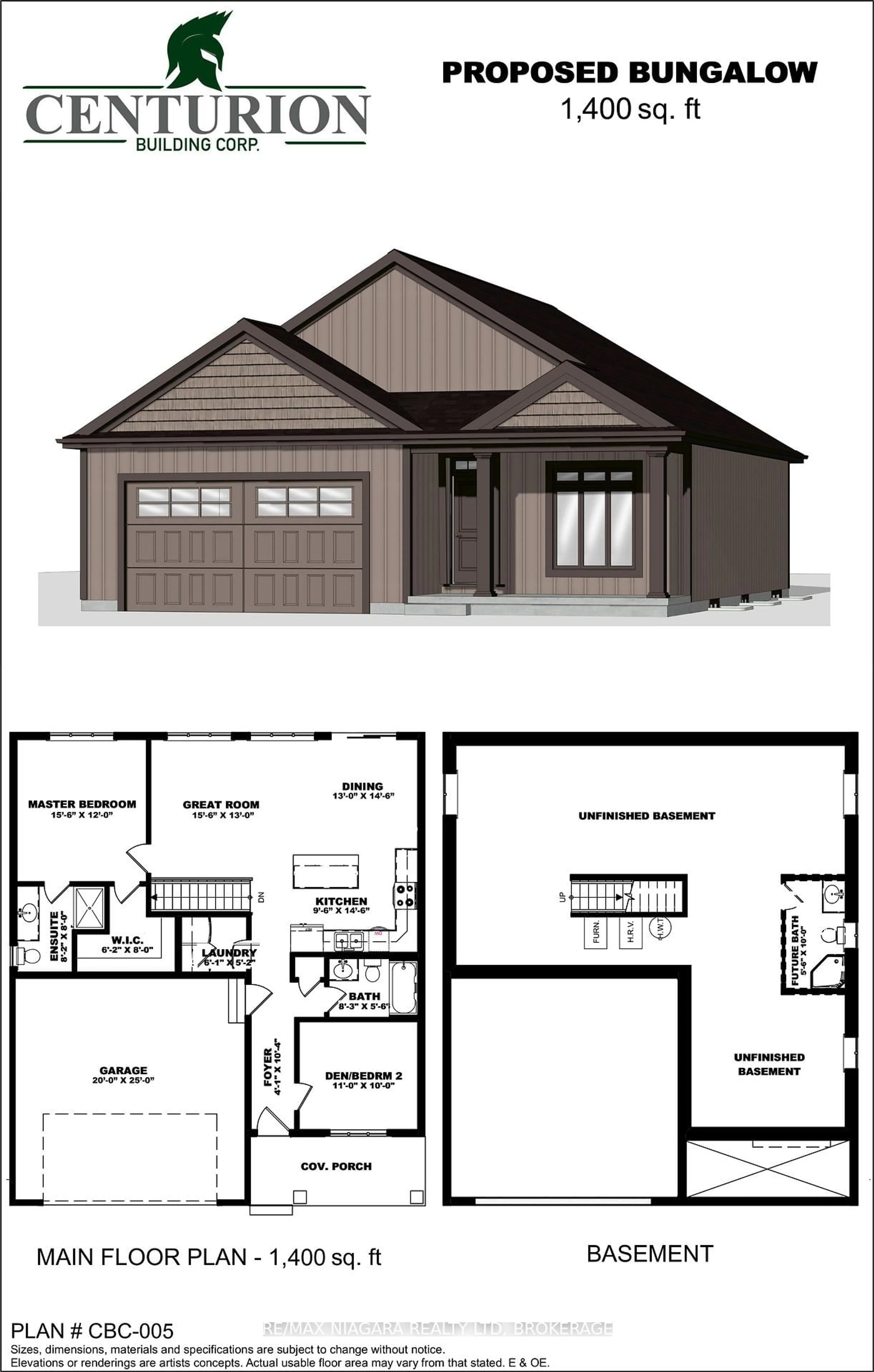 Floor plan for 452 FERNDALE Ave, Fort Erie Ontario L2A 5C4