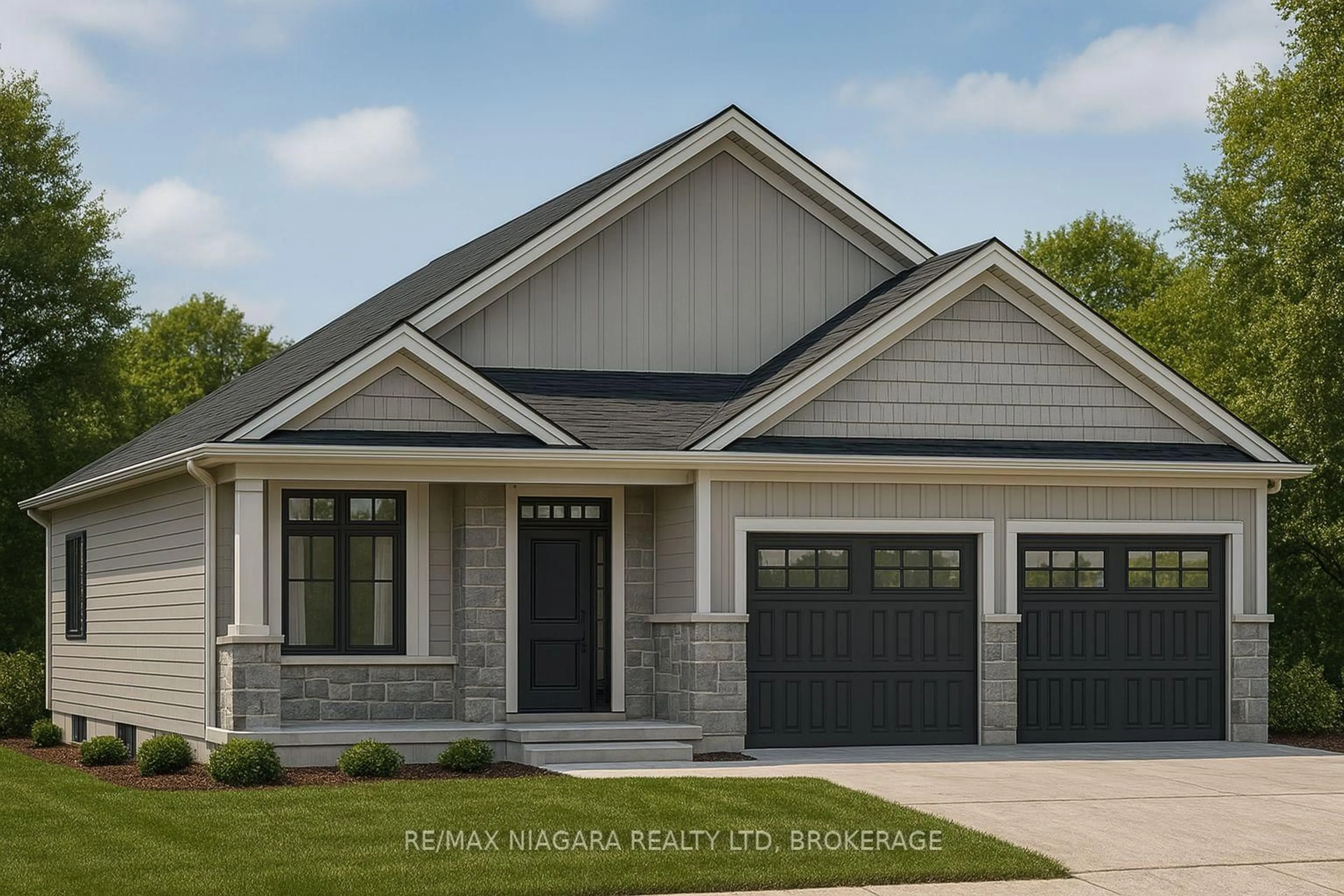 Home with vinyl exterior material, street for 452 FERNDALE Ave, Fort Erie Ontario L2A 5C4