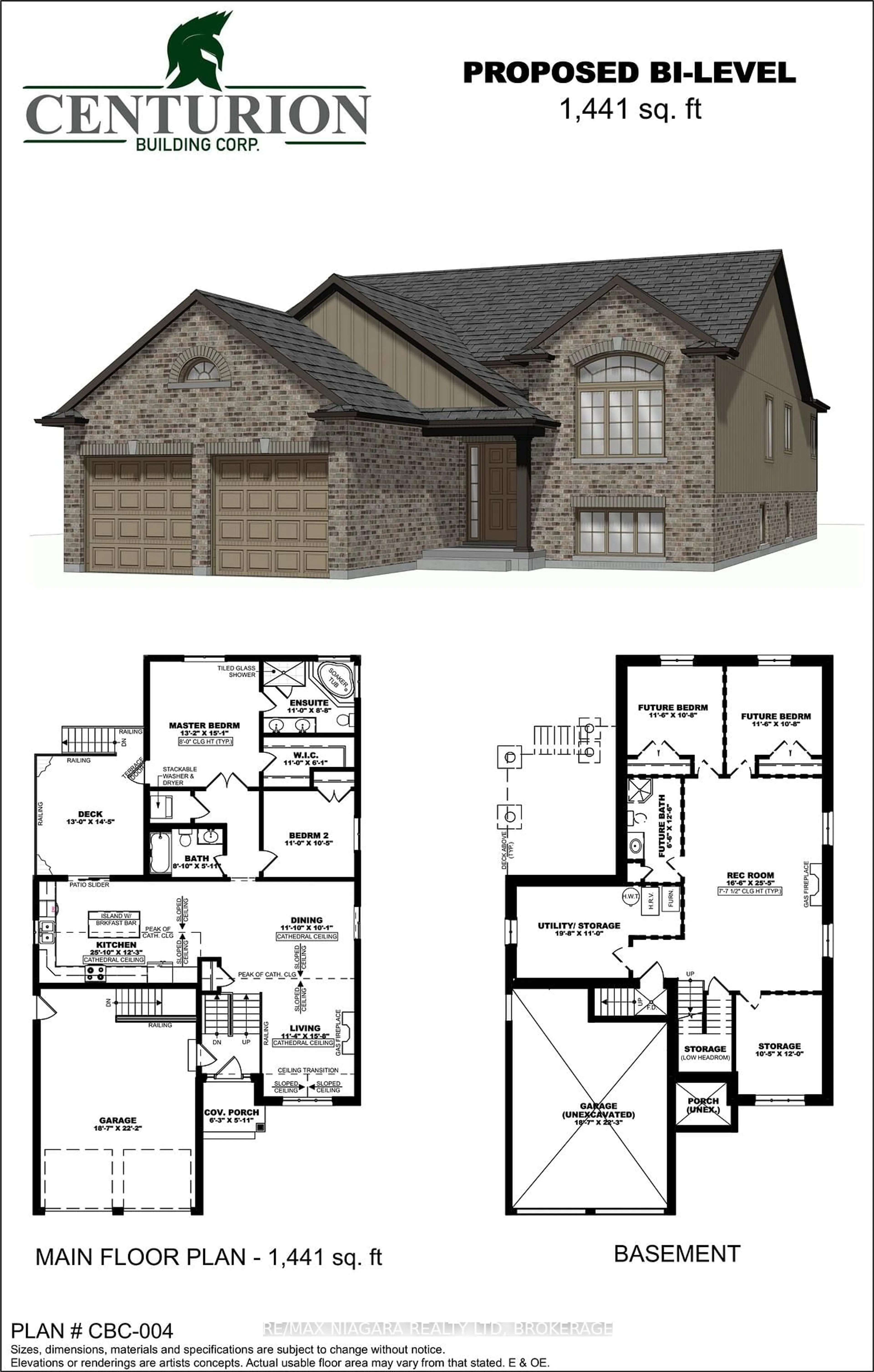 Floor plan for 452.5 FERNDALE Ave, Fort Erie Ontario L2A 5C4