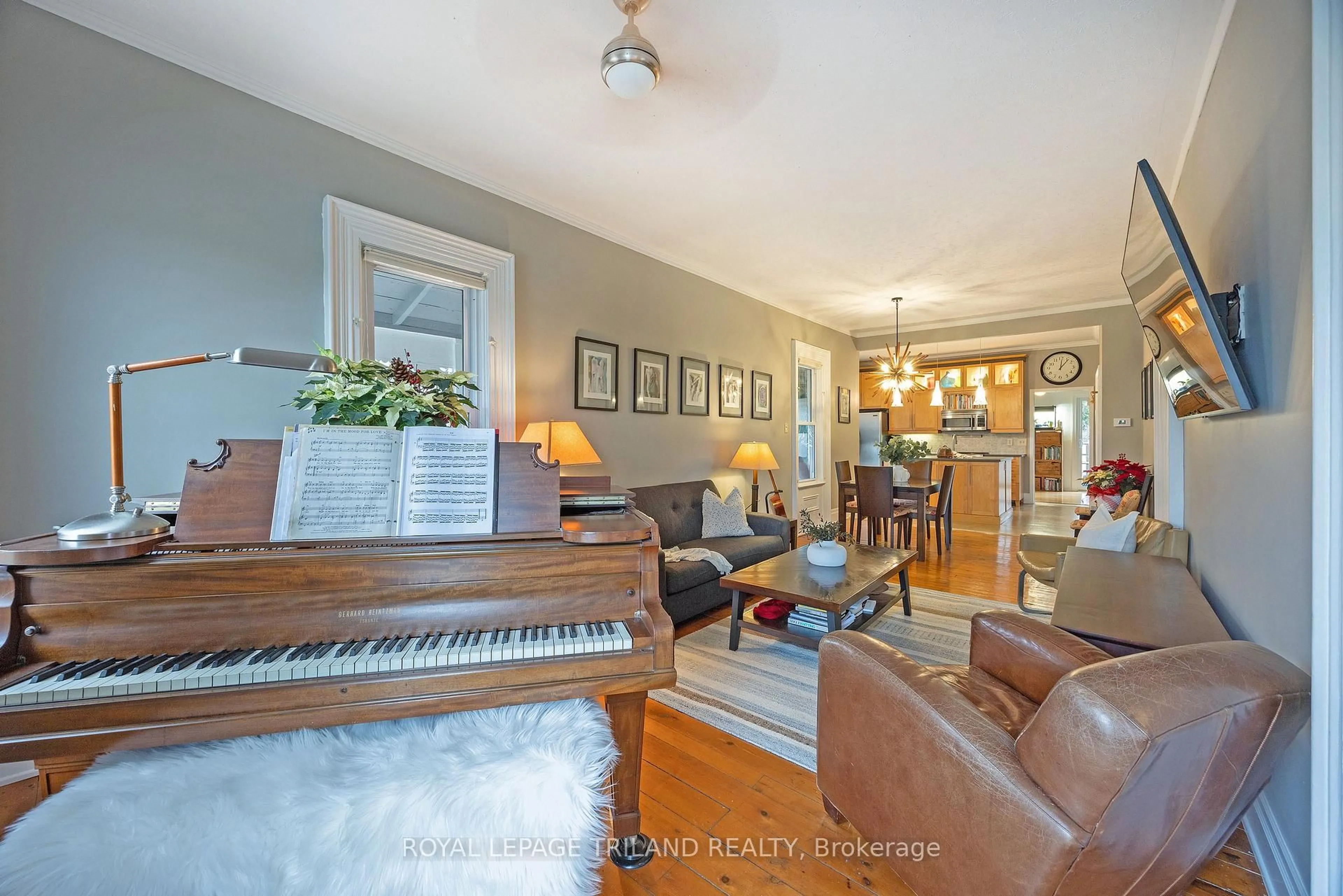 Living room with furniture, unknown for 9855 John St, Southwold Ontario N0L 2E0