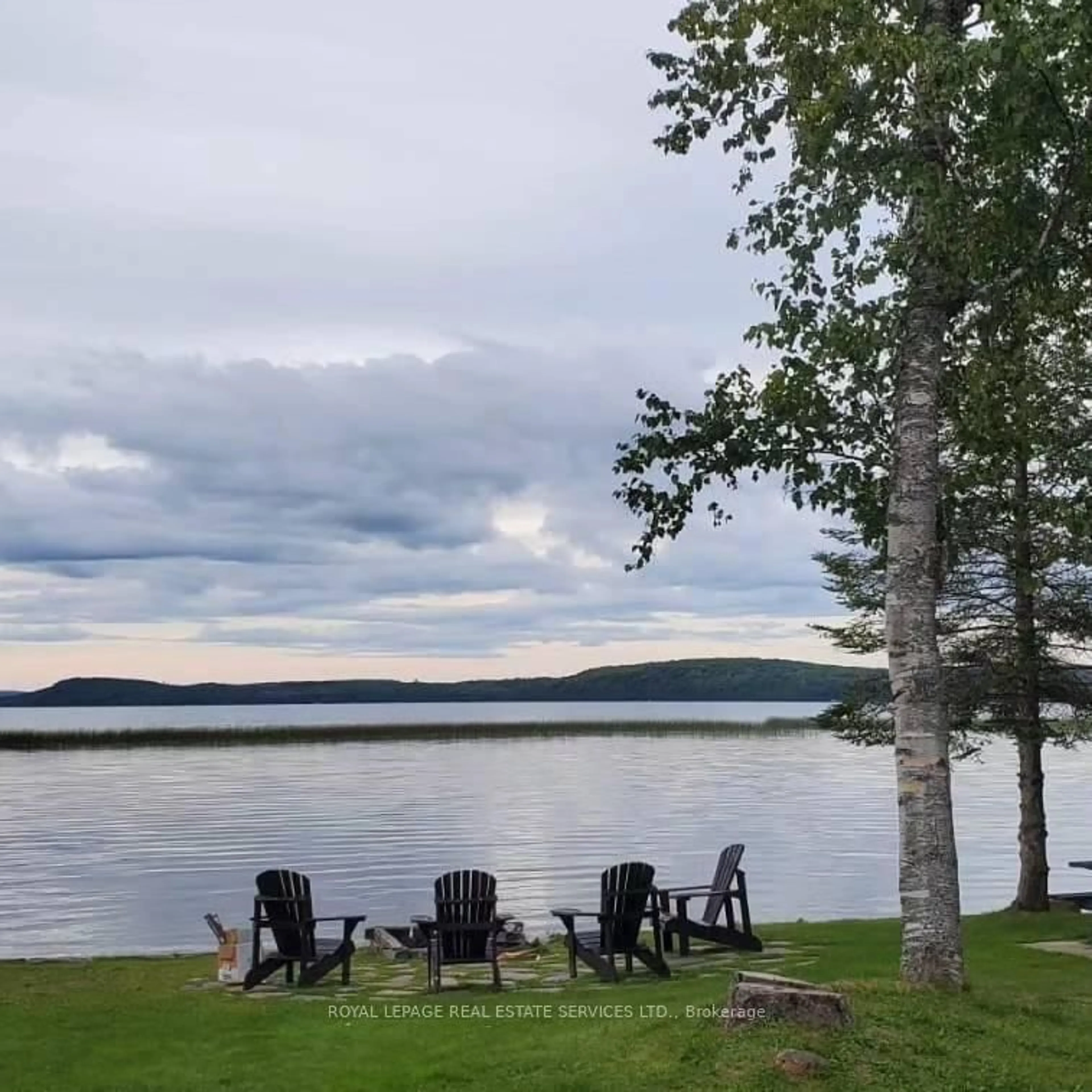 Patio, water/lake/river/ocean view for 4 Crescent Rd, Strong Ontario P0A 1Z0