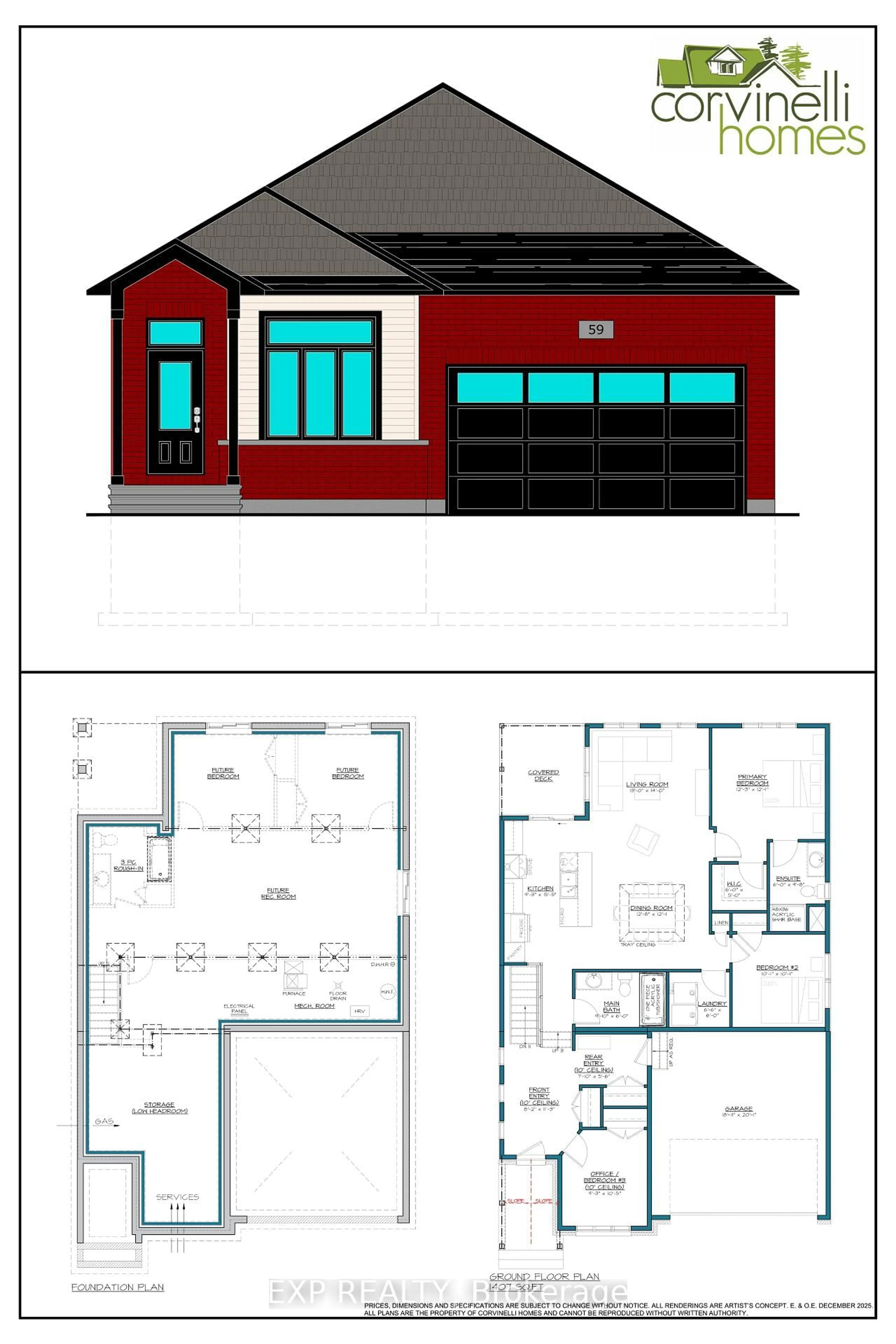 Floor plan for 59 Craig St, Russell Ontario K4R 1A6