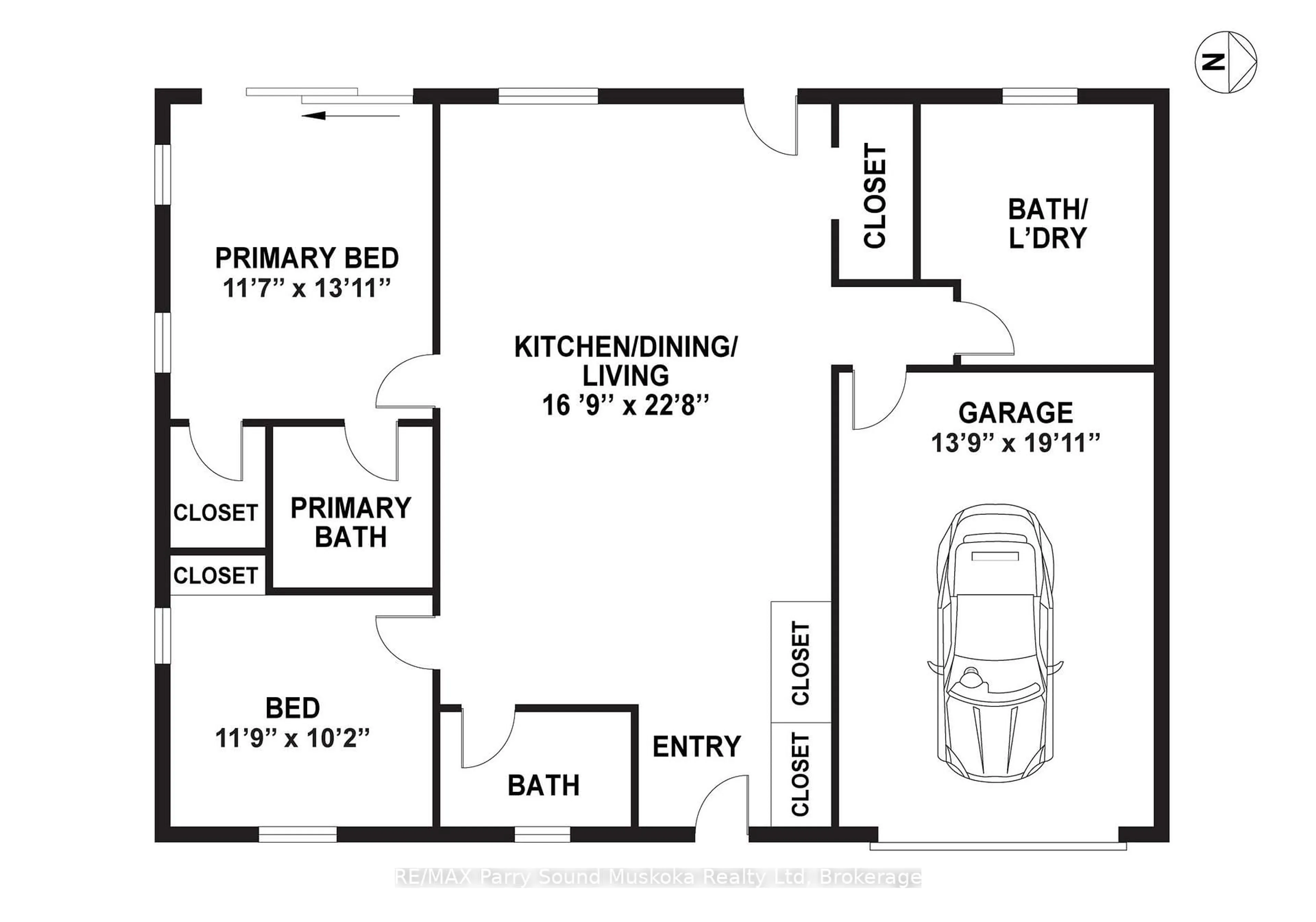 Floor plan for 1232 518 Highway, Seguin Ontario P2A 0B6