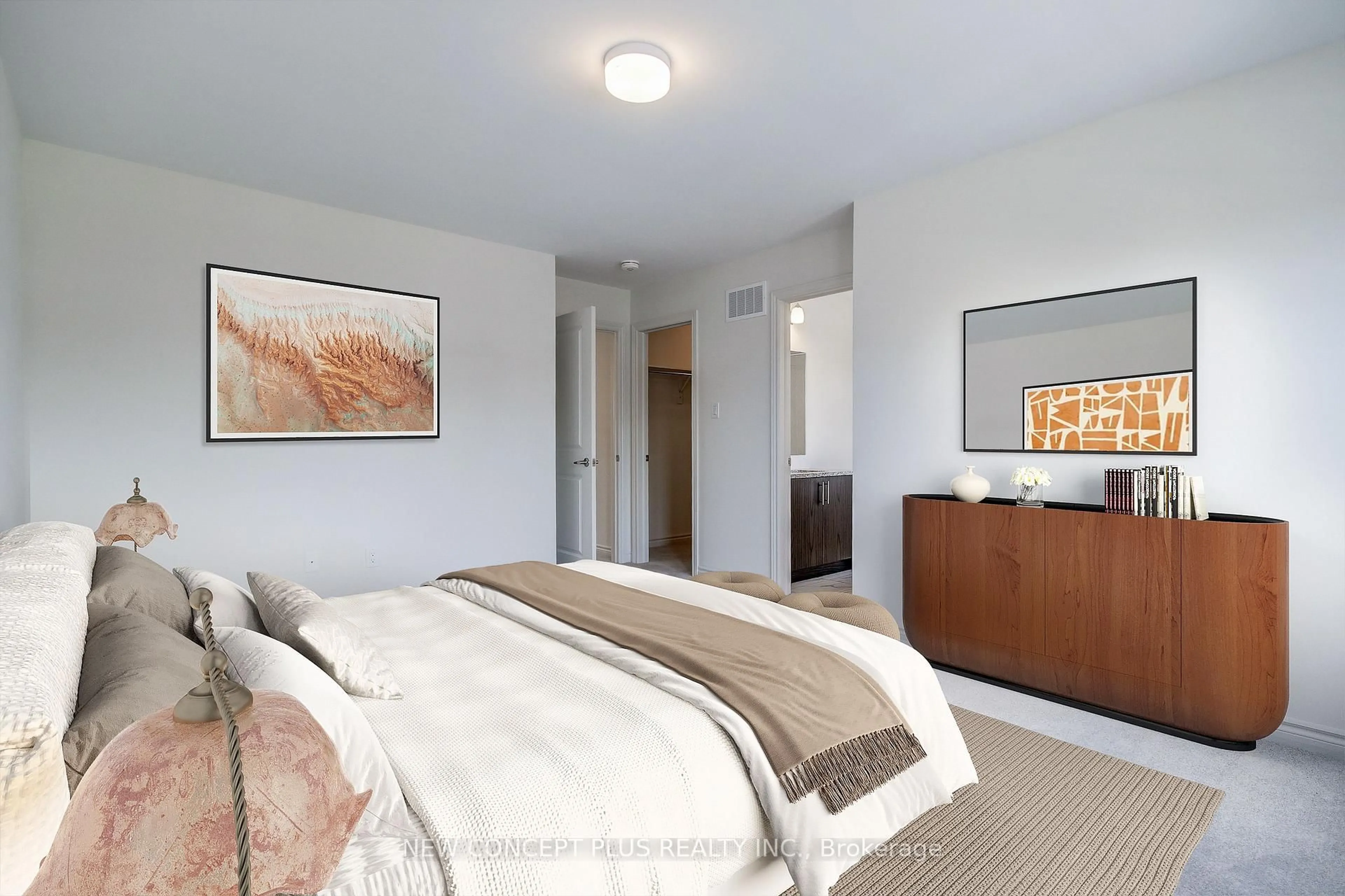 Bedroom with bed, unknown for 1042 Denton Dr, Cobourg Ontario K9A 3T8