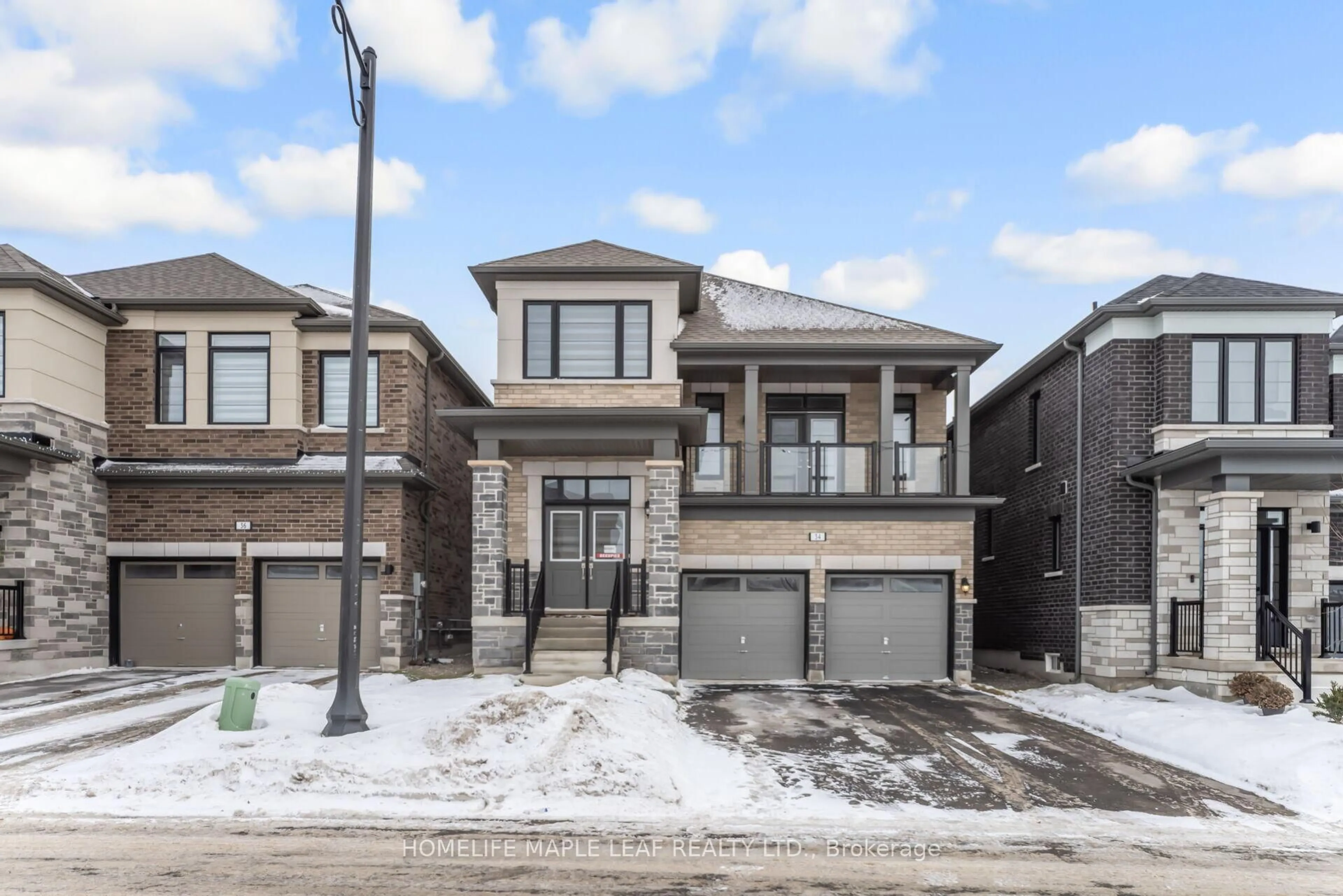 Home with brick exterior material, street for 34 Orr Ave, Erin Ontario N0B 1T0