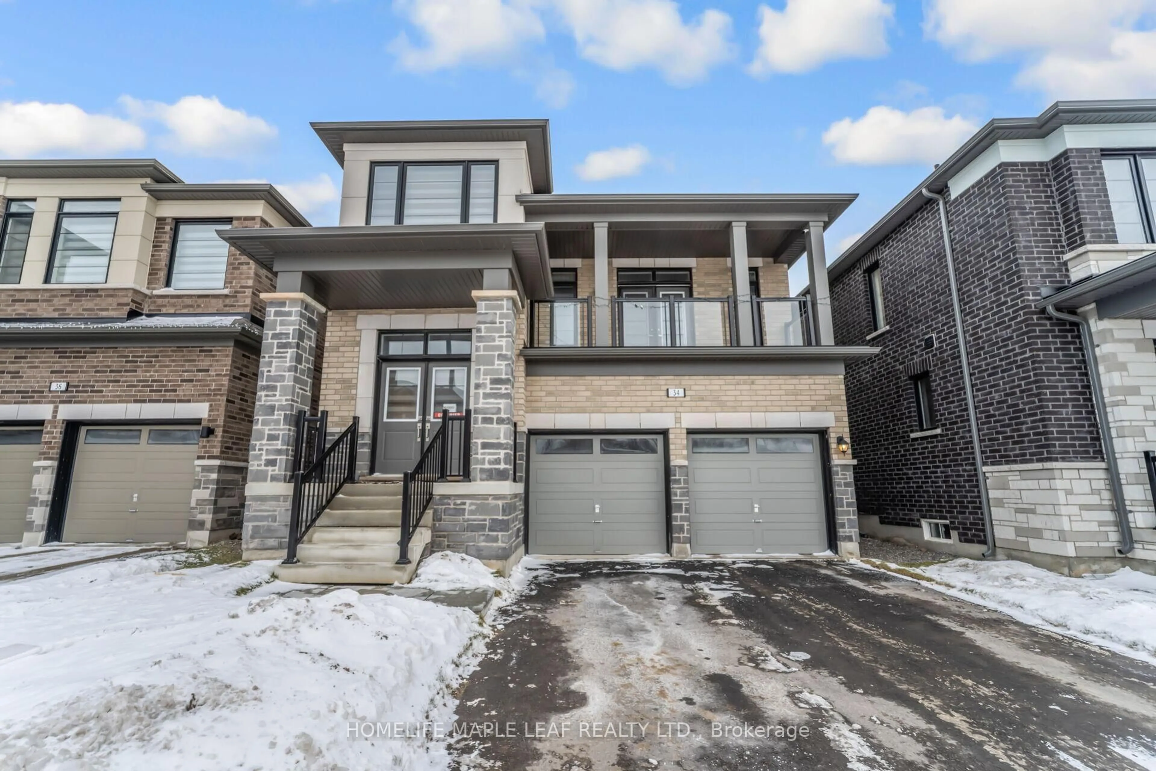 Home with brick exterior material, street for 34 Orr Ave, Erin Ontario N0B 1T0